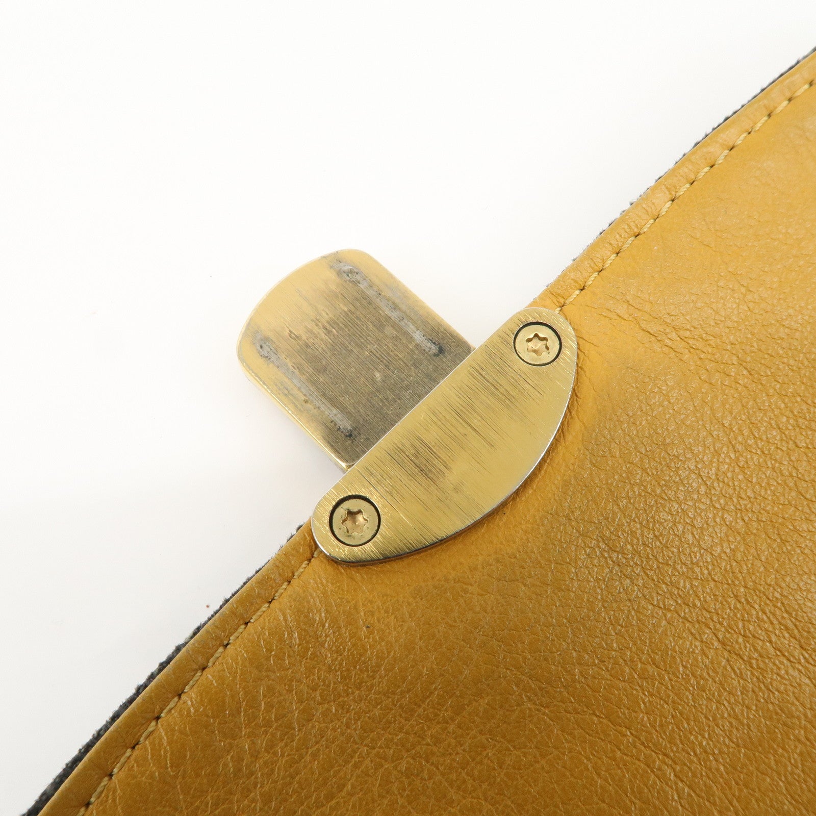Louis Vuitton Monogram Denim Portefeuille Amelia Noir M95512 Used