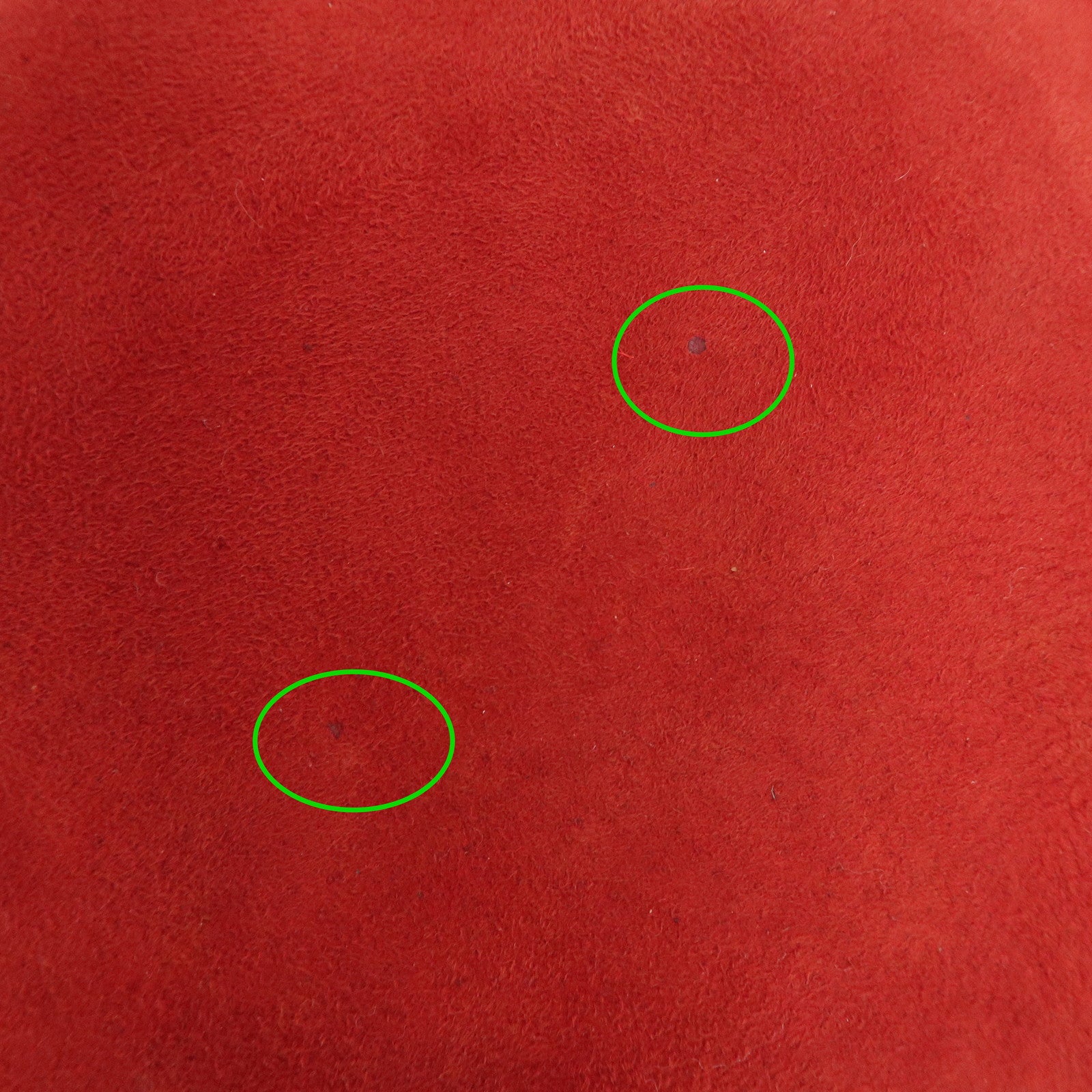 CHANEL Mouton Suede Tote Bag Hand Bag Shoulder Bag Red Used