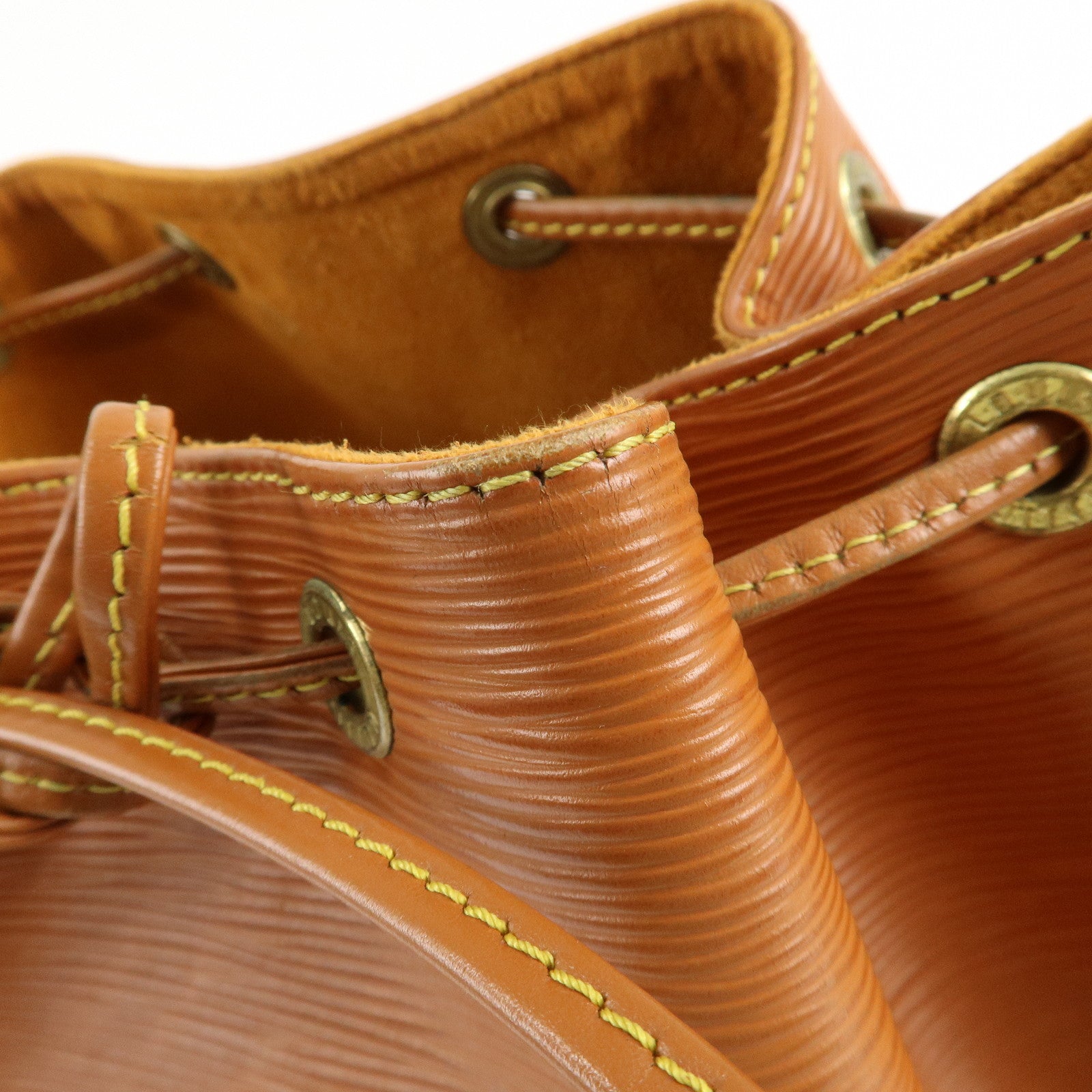 Louis Vuitton Epi Petit Noe Shoulder Bag Zipang Gold M44108 Used