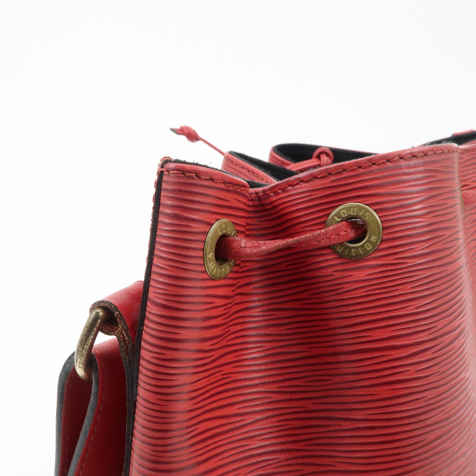 Louis Vuitton Epi Petit Noe Shoulder Bag Castilian Red M44107 Used