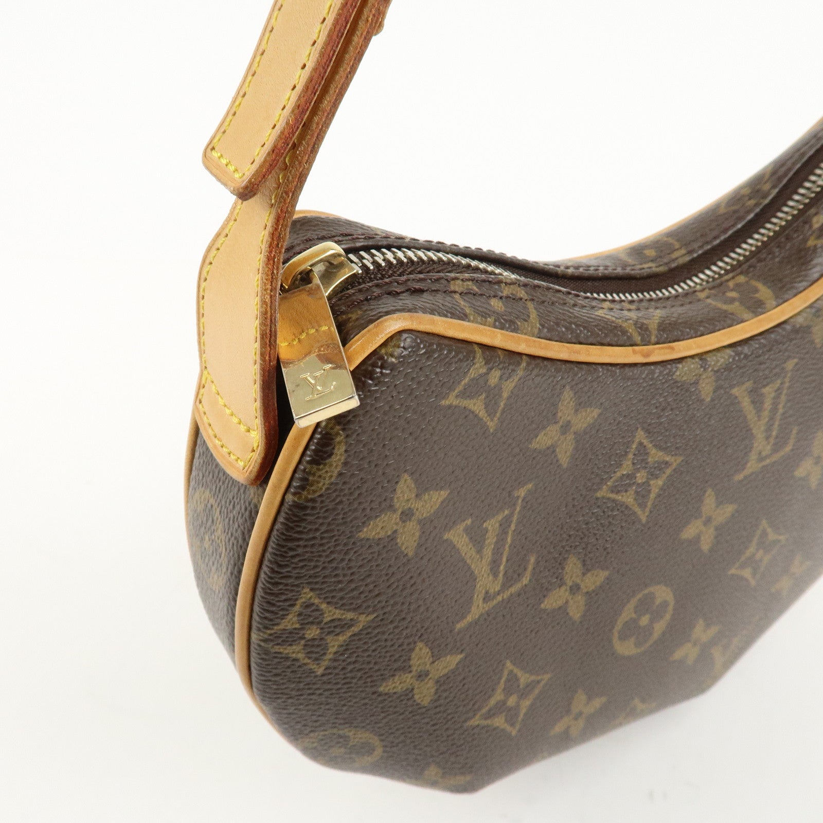 Louis Vuitton Monogram Pochette Croissant Shoulder Bag M51510 Used