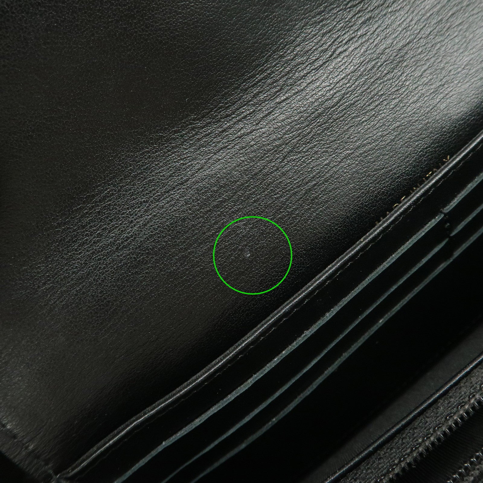 CHANEL Matelasse Lamb Skin Bifold Long Wallet with Studs A70631 Used