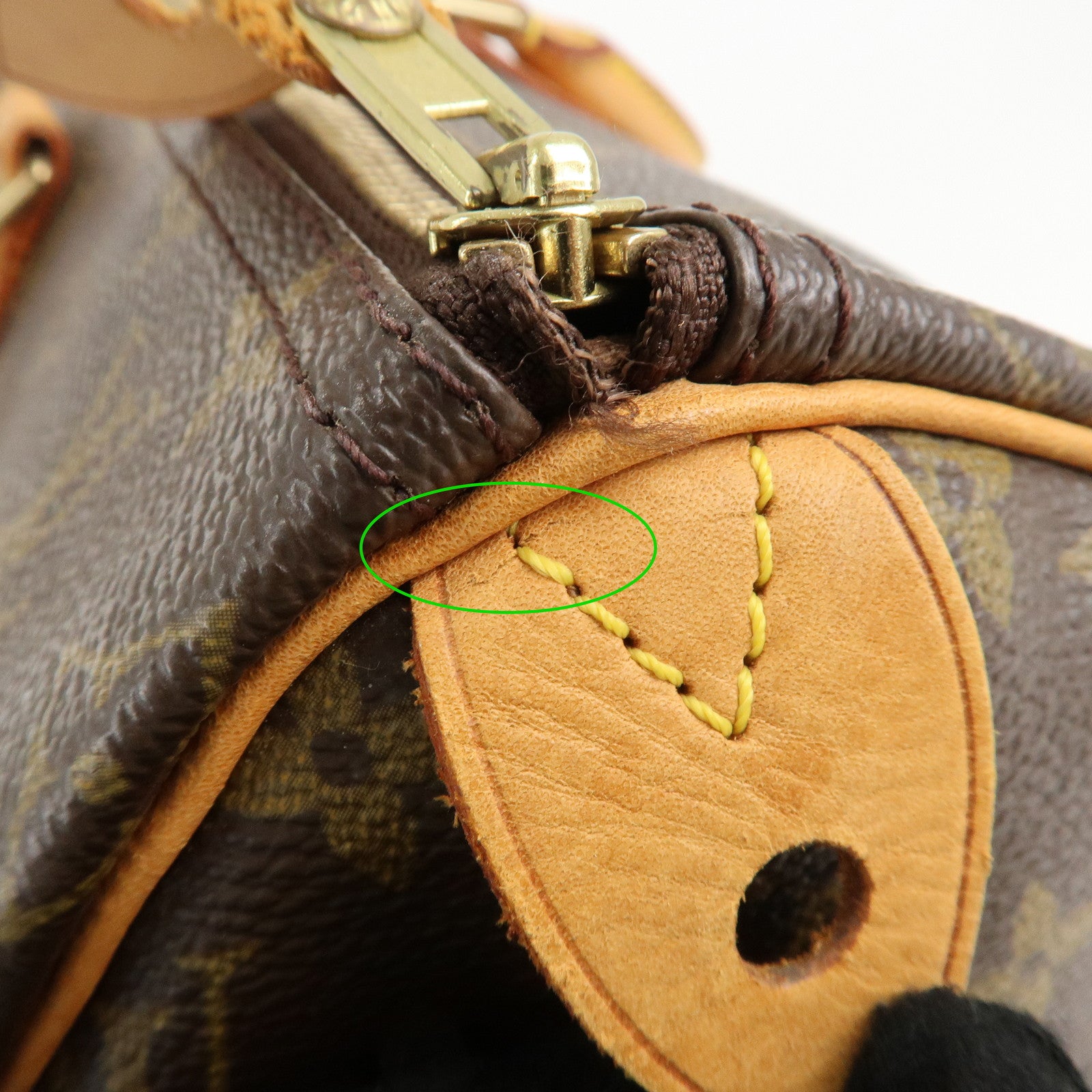 Louis Vuitton Monogram Speedy 40 Hand Bag Boston Bag M41522 Used