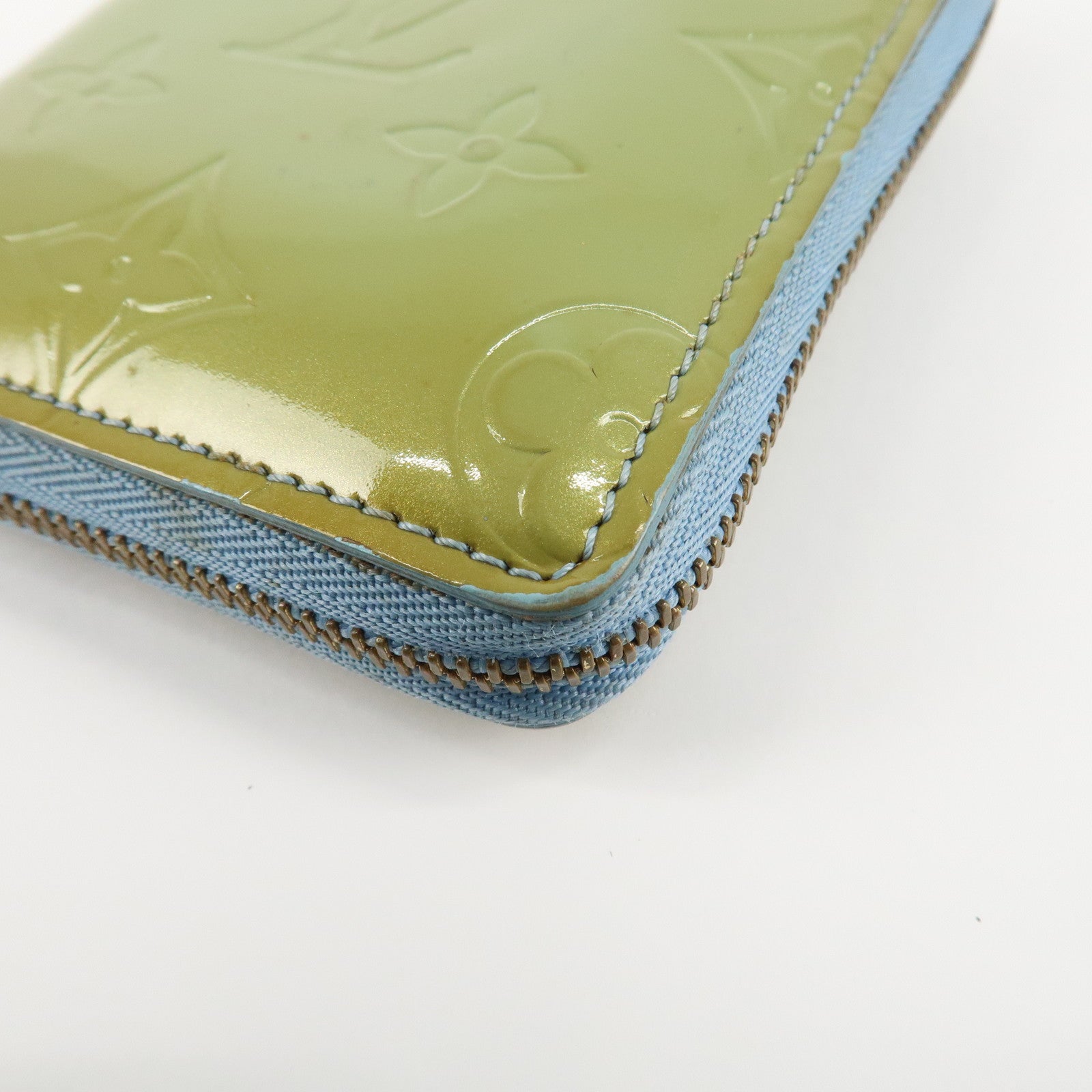 Louis Vuitton Monogram Vernis Set of 2 Wallet M91173 M91016 Used