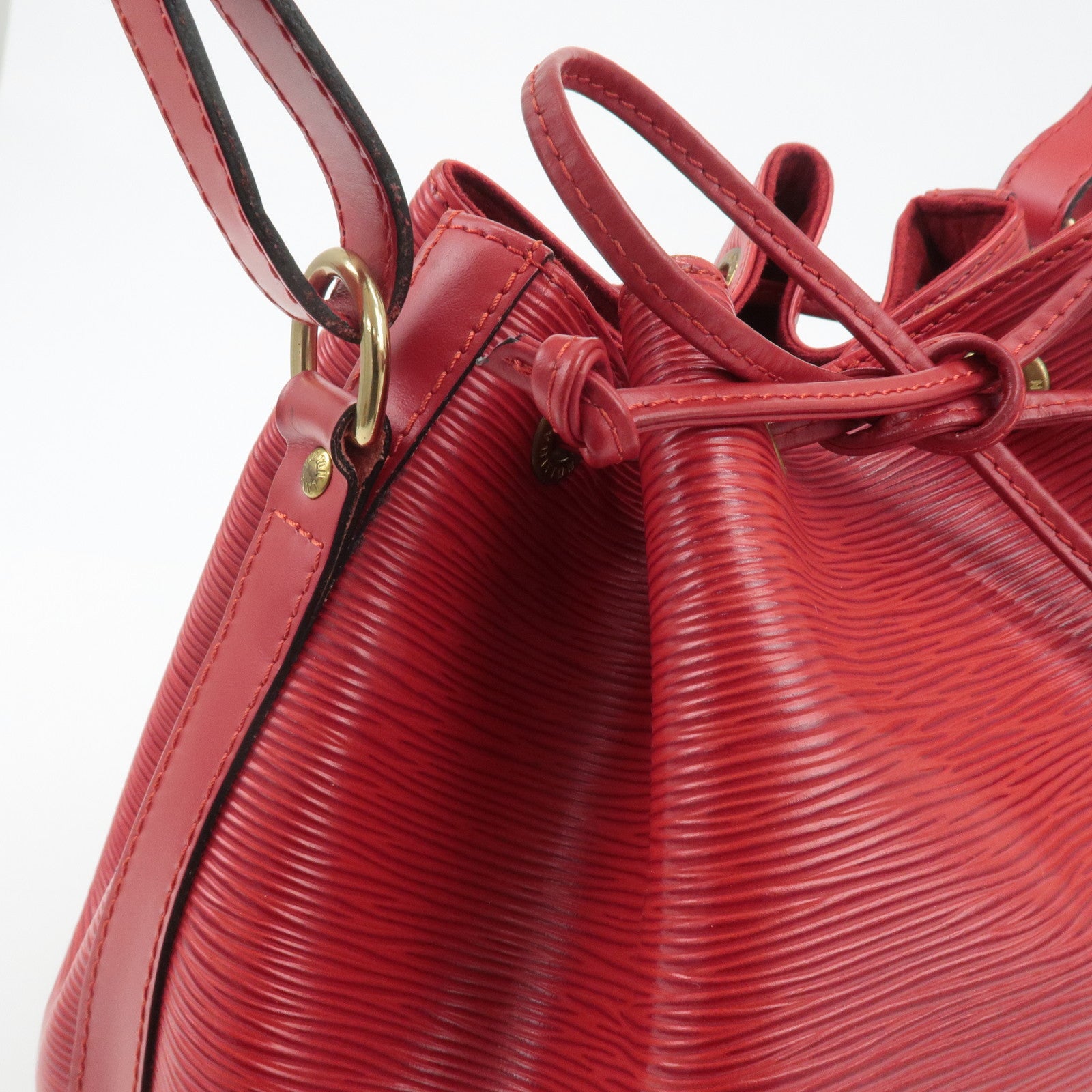 Louis Vuitton Epi Petit Noe Shoulder Bag Castilian Red M44107 Used