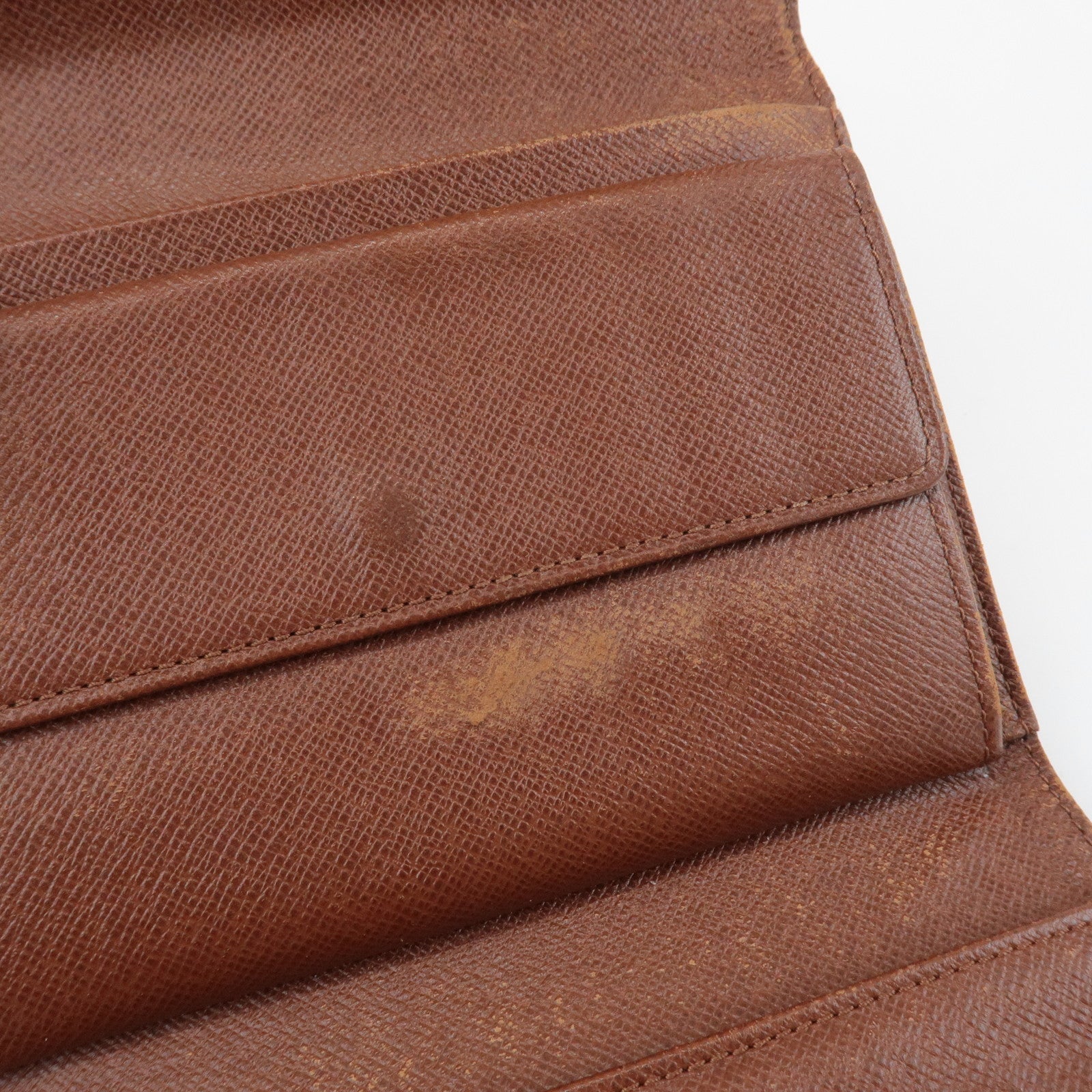 Louis Vuitton Monogram Porte Tresor Etui Papiers Wallet M61202 Used