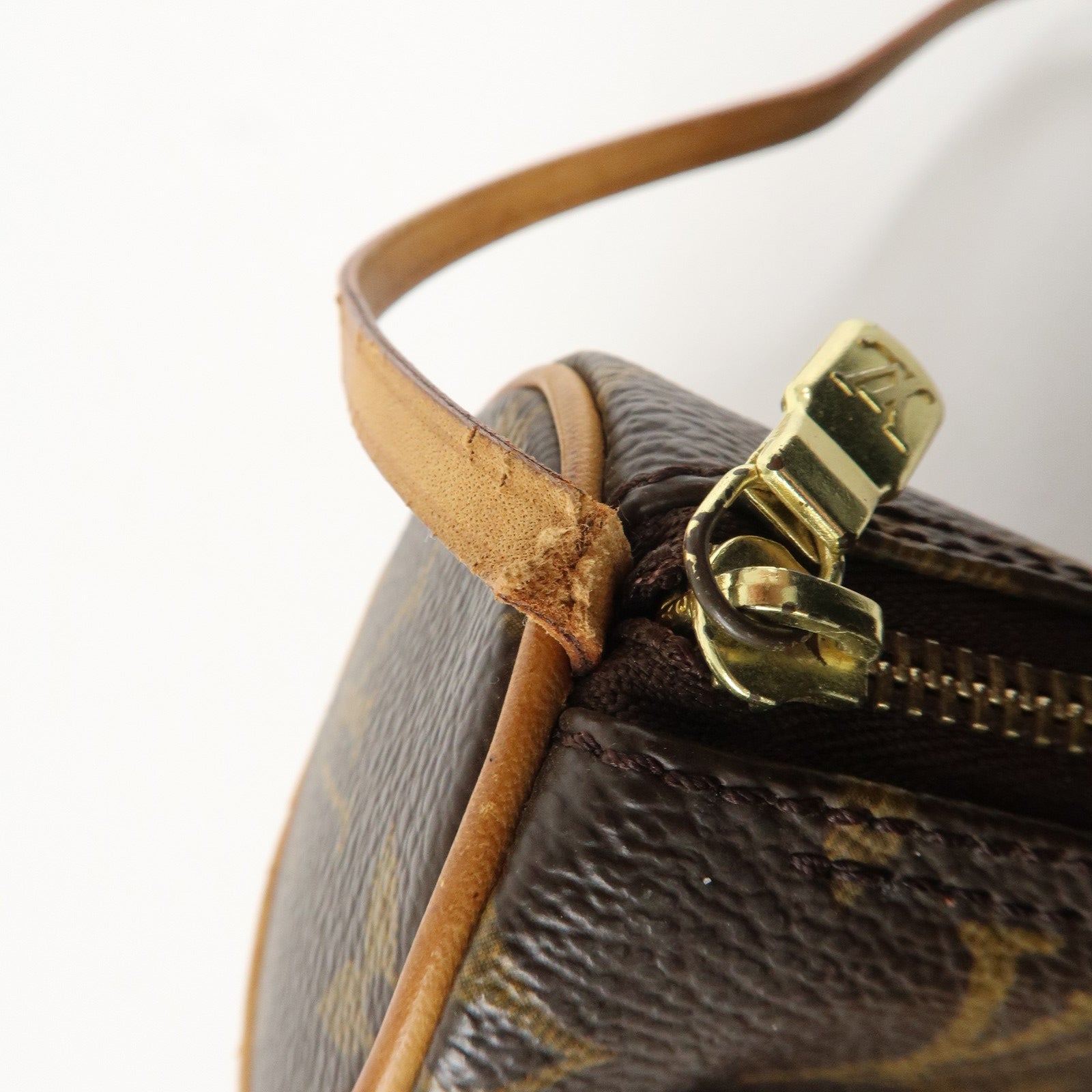 Louis Vuitton Monogram Set of 2 Pouch for Papillon Bag Brown Used