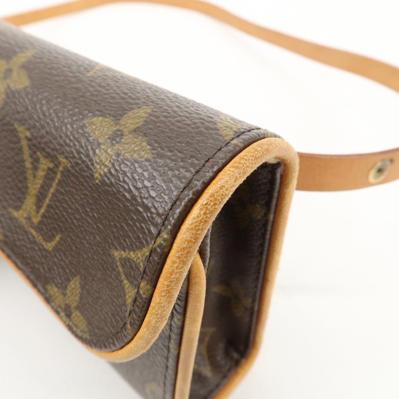Louis Vuitton Monogram Pochette Florentine Waist Bag BeltXS M51855 Used
