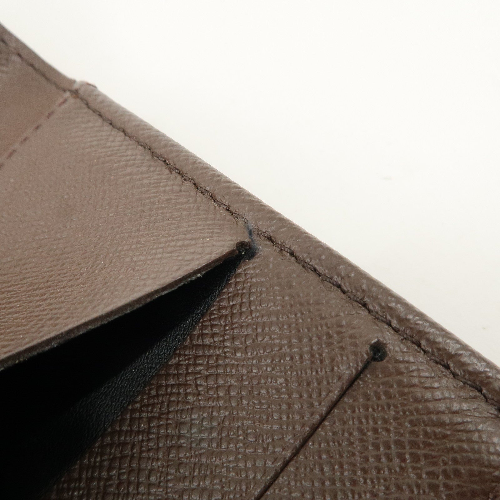 Louis Vuitton Damier Porte Monnaie Bier Carte Credit N61652 Used