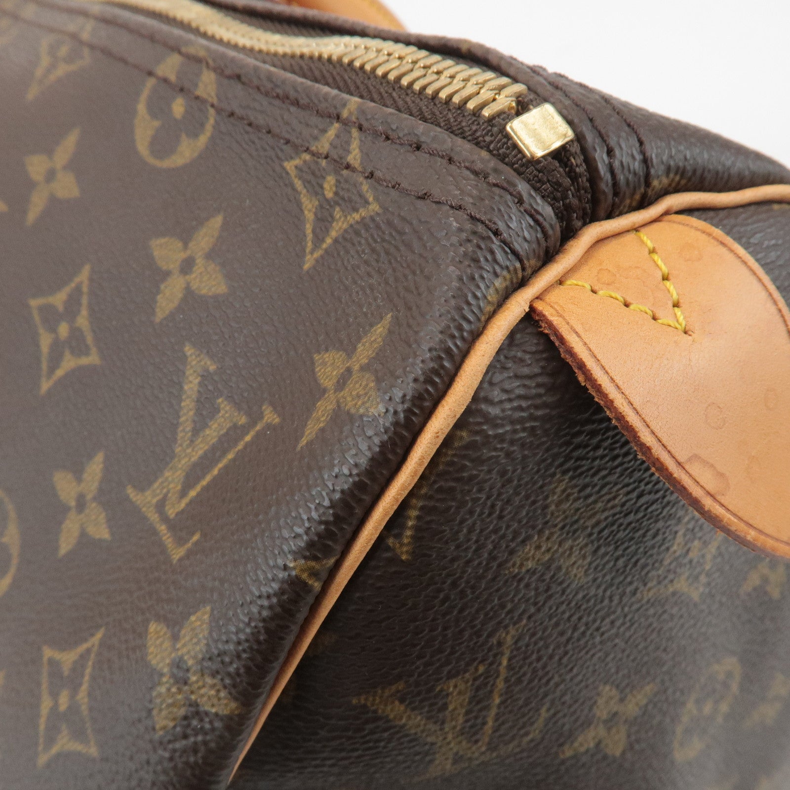 Louis Vuitton Monogram Keep All 45 Boston Bag Brown M41428 Used