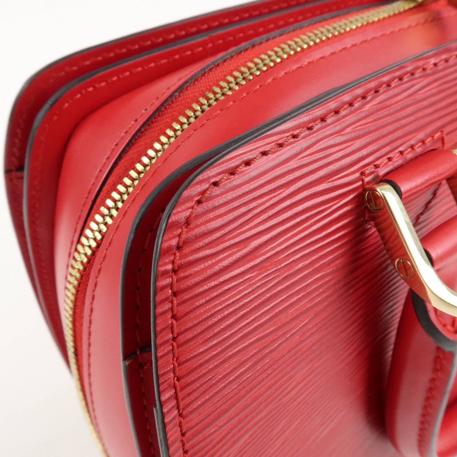 Louis Vuitton Epi Pont Neuf Hand Bag Castilian Red M52057 Used