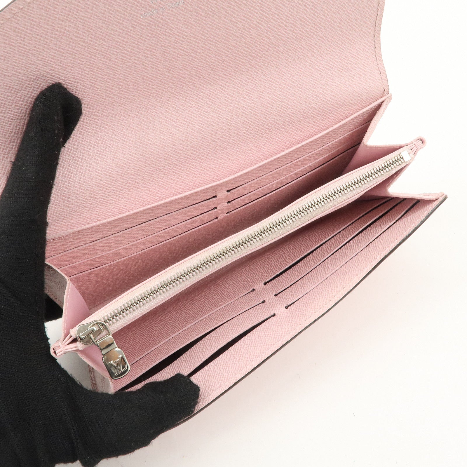 Louis Vuitton Epi Portefeuille Sara Rose Ballerine M61216 Used