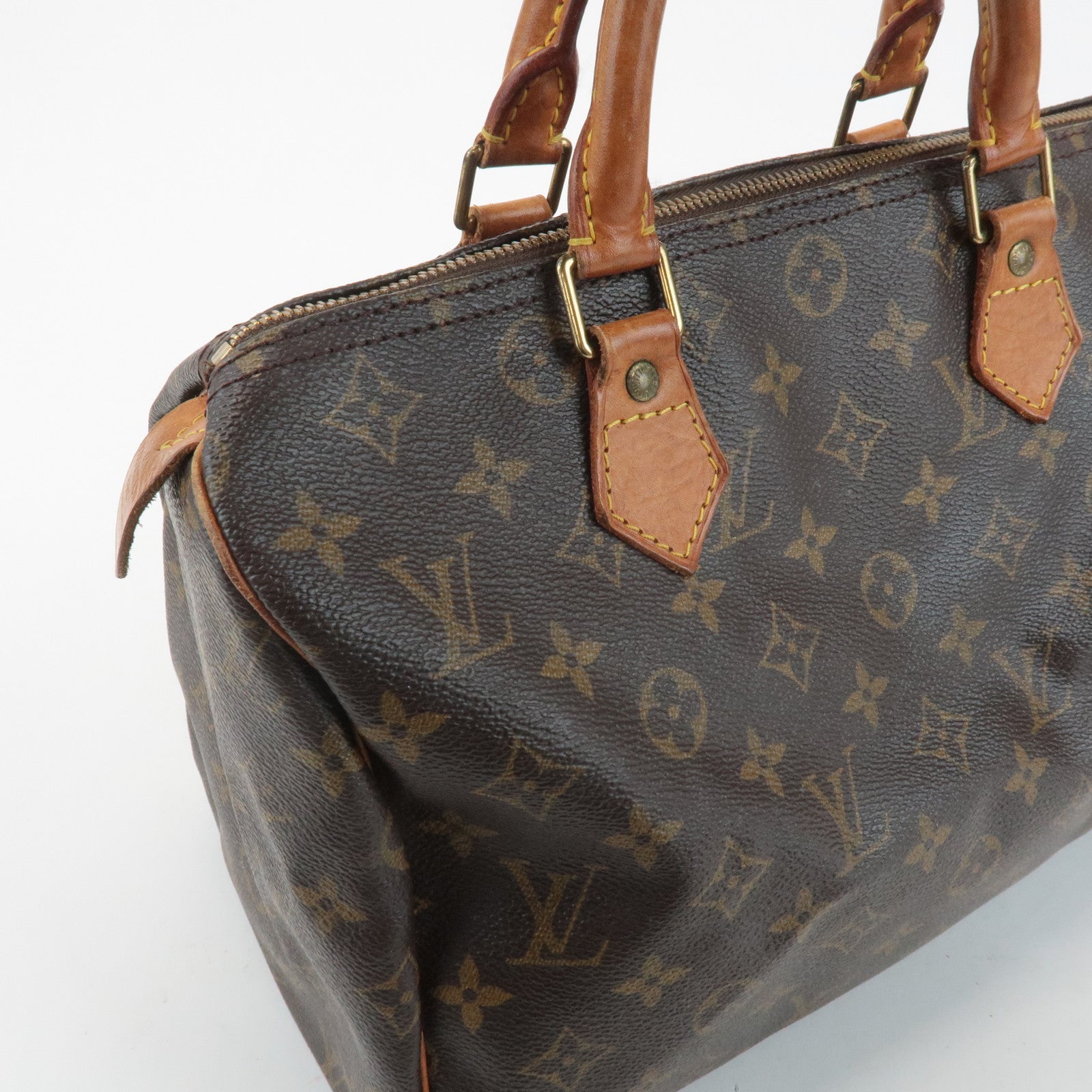 Louis Vuitton Monogram Speedy 30 Hand Bag Boston Bag M41526 Used
