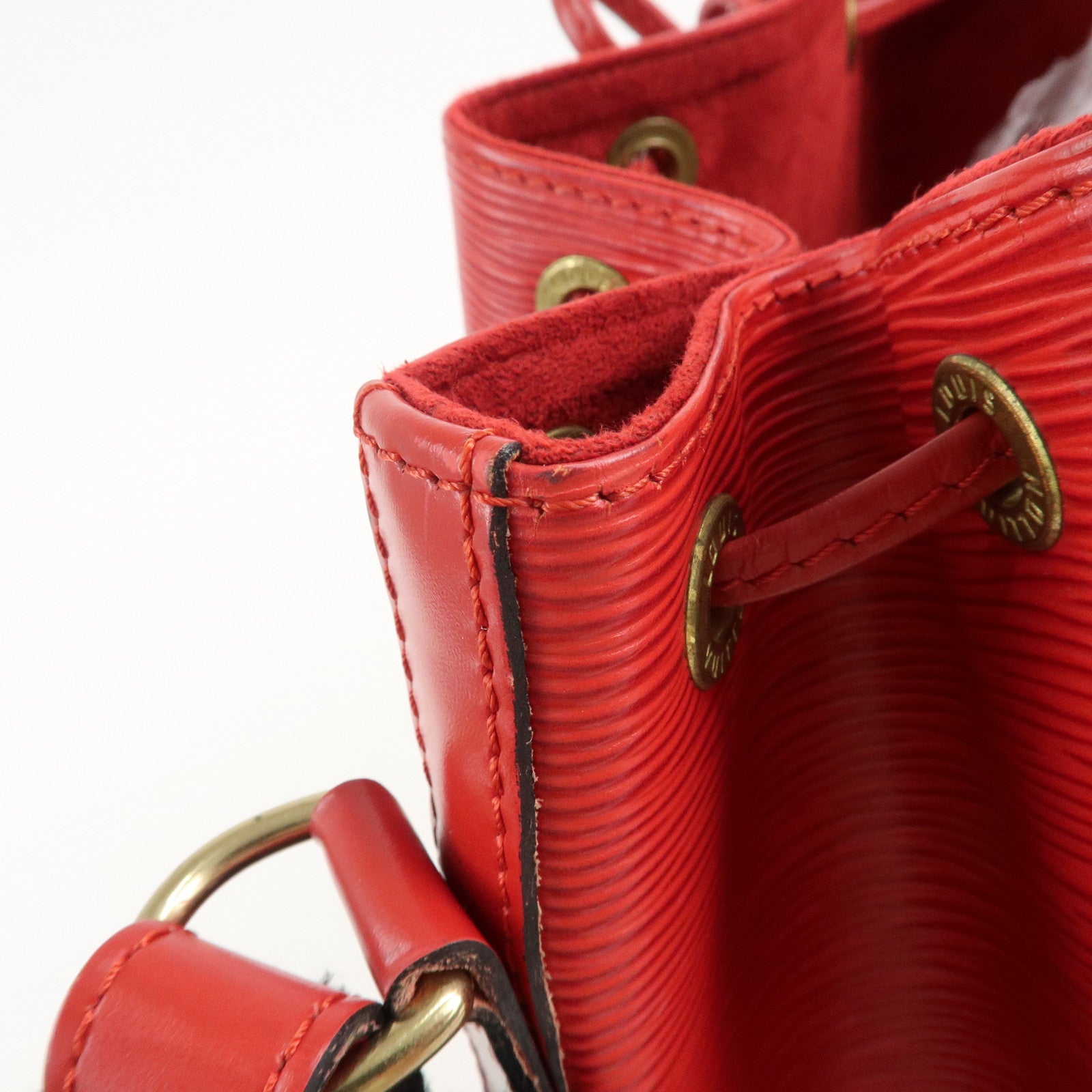 Louis Vuitton Epi Petit Noe Shoulder Bag Castilian Red M44107 Used