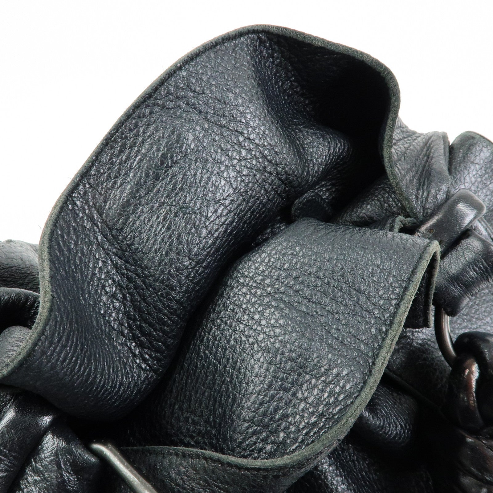 BOTTEGA VENETA Cocker intrecciato Leather Shoulder Bag 144413