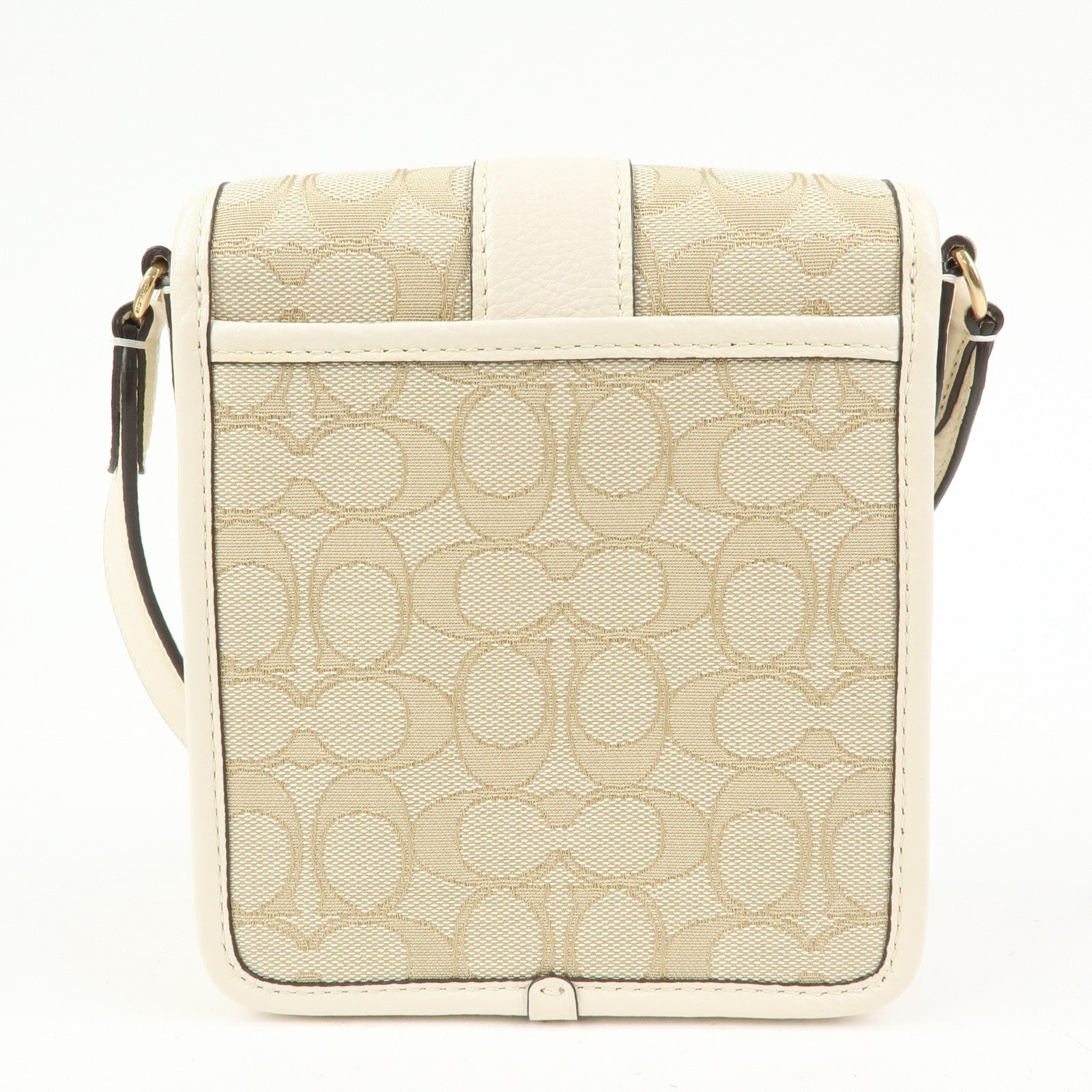 COACH Signature Set of 2 Mini Canvas Leather Shoulder Hand Bag