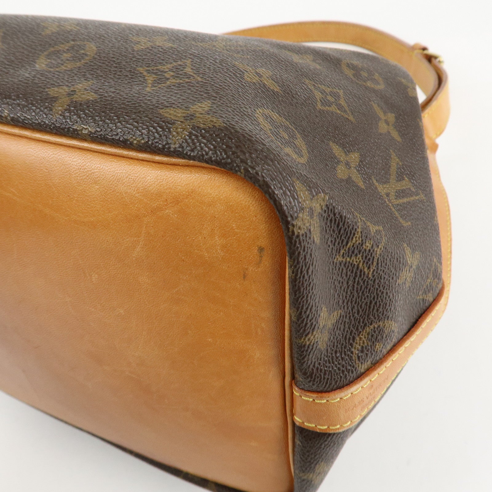 Louis Vuitton Monogram Petit Noe Shoulder Bag Brown M42226 Used