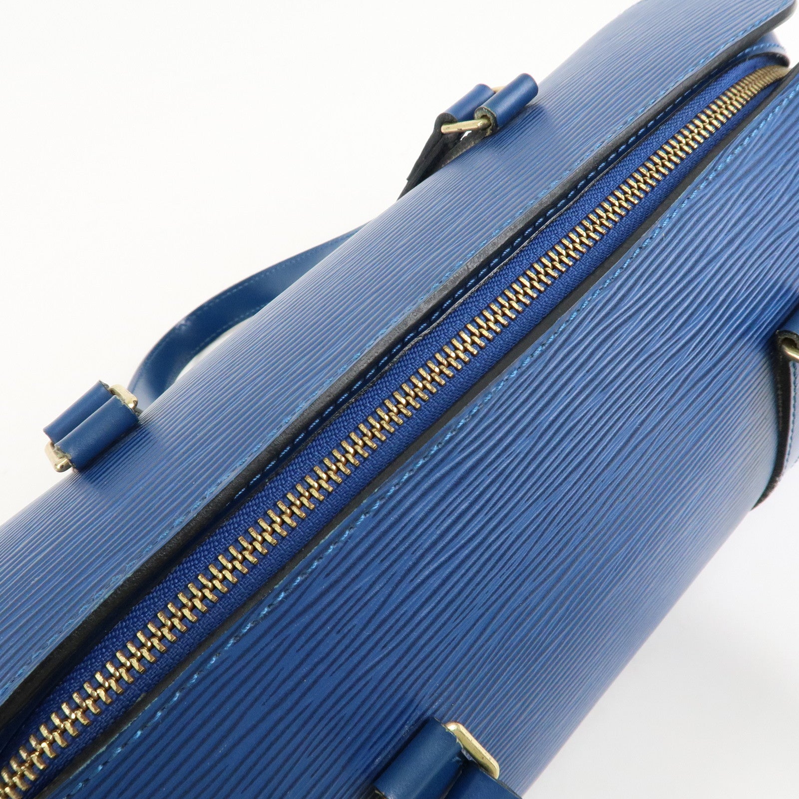Louis Vuitton Epi Soufflot Shoulder Bag Hand Bag Blue M52225 Used