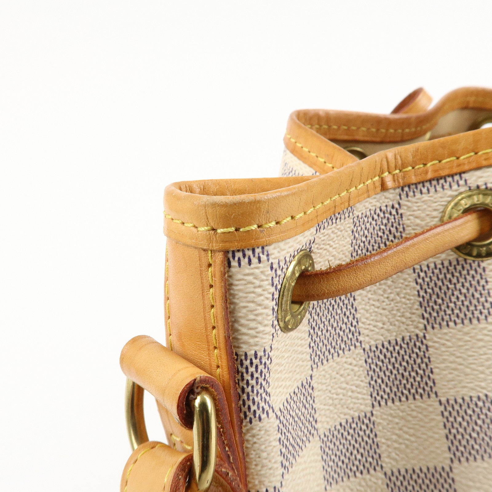 Louis Vuitton Damier Azur Noe BB Shoulder Bag N41220 Used