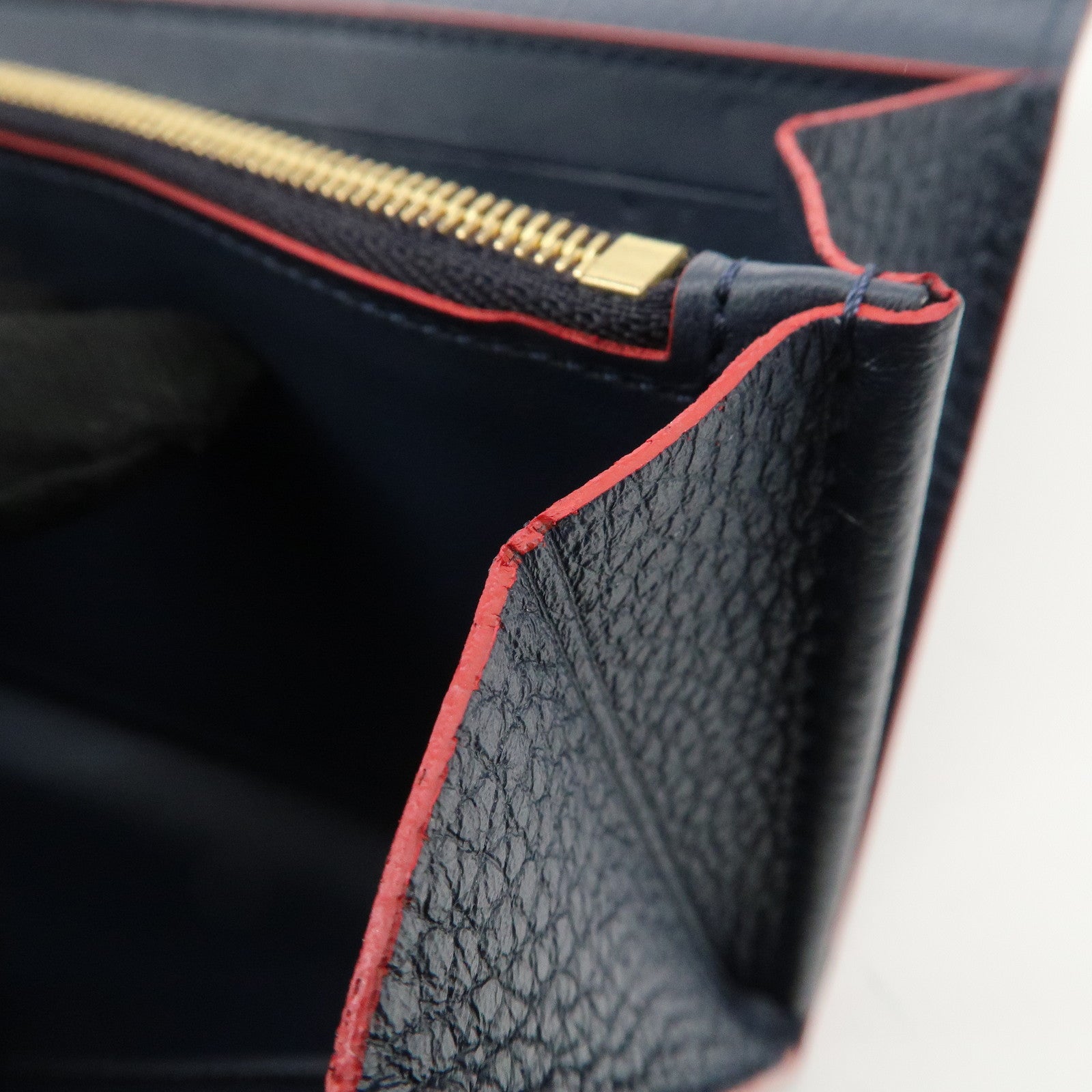 Louis Vuitton Portefeuille Capucines Long Wallet Navy M63739 Used