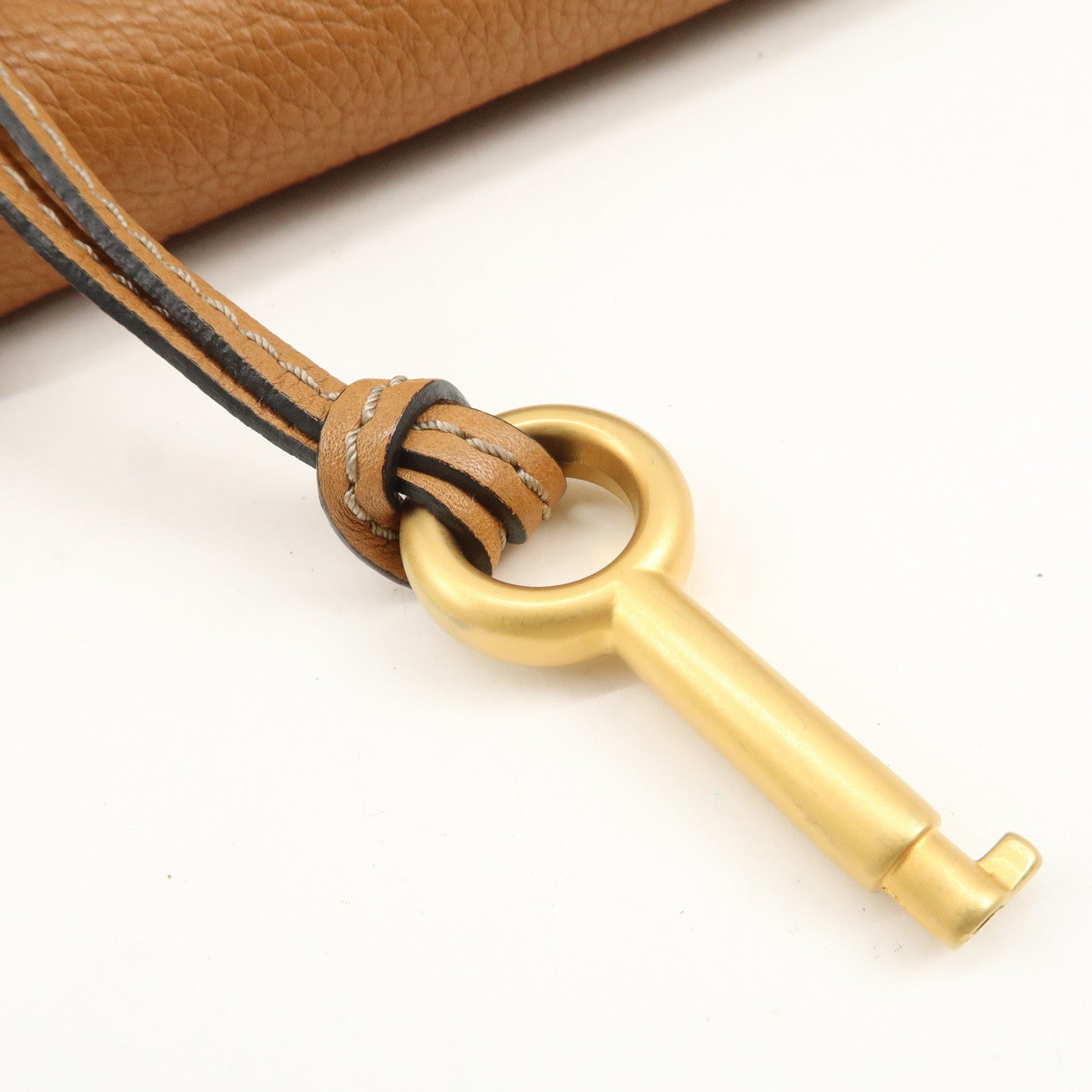 Chloe Paddington Leather Medium Hand Bag Shoulder Bag Brown Used