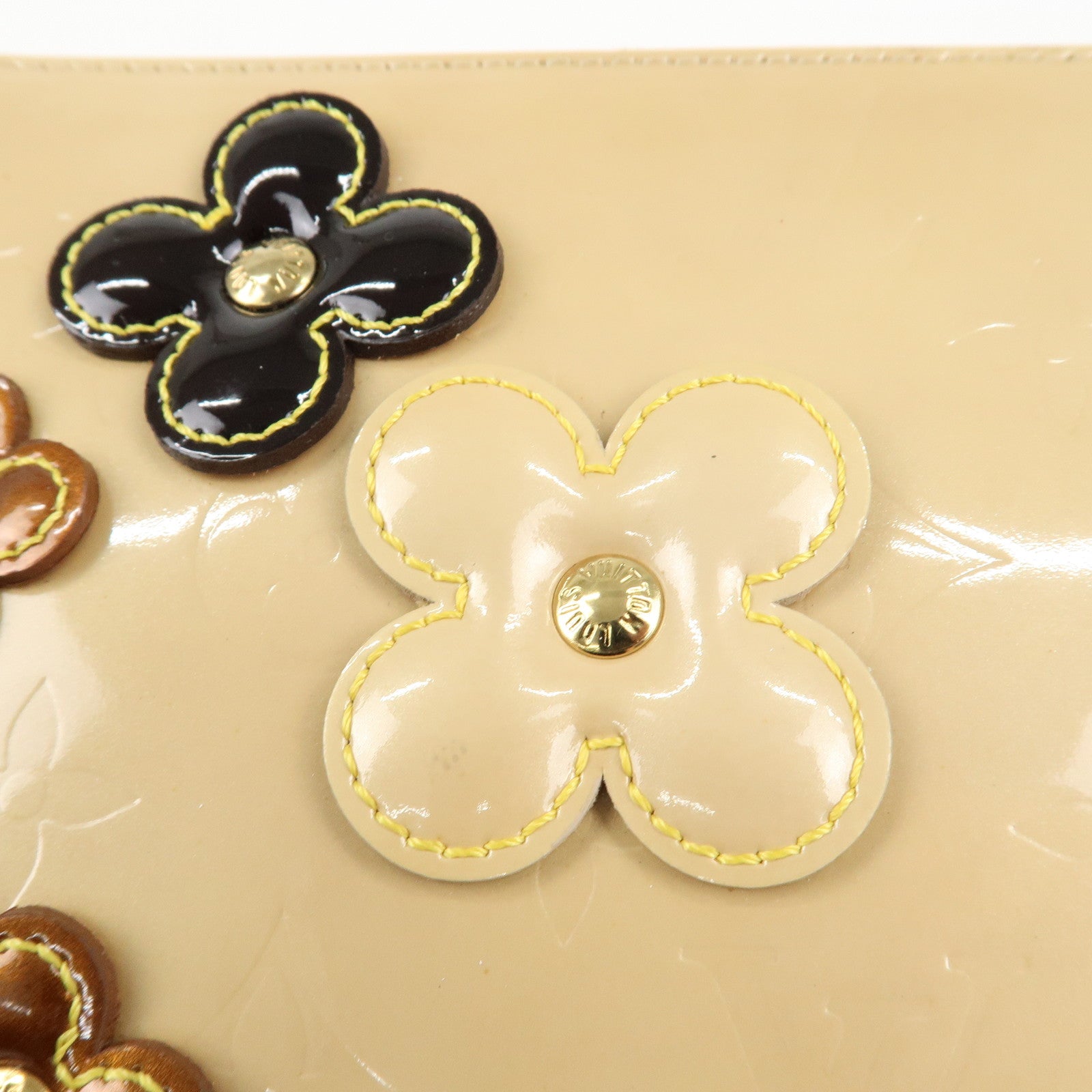 Louis Vuitton Monogram Vernis Flower Lexington Hand Bag M92246 Used