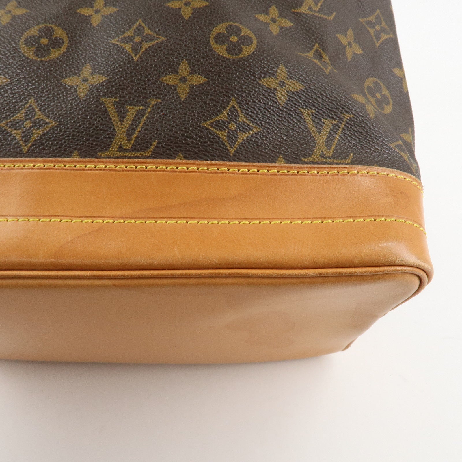 Louis Vuitton Monogram Noe Shoulder Bag Hand Bag Brown M42224 Used