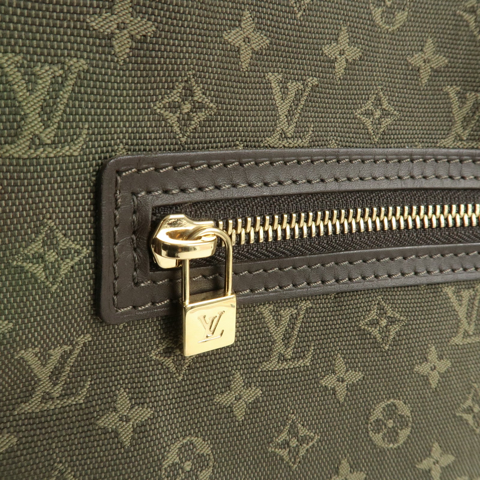 Louis Vuitton Monogram Mini Lucille GM TST Khaki M92681 Used