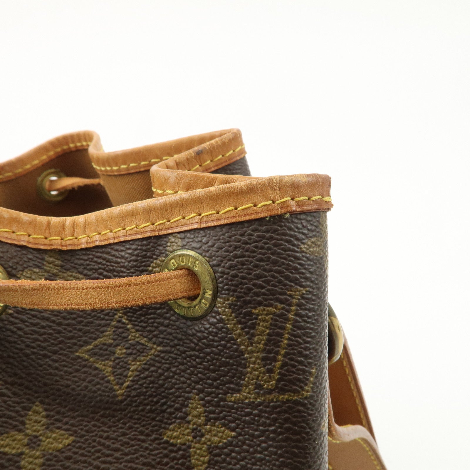 Louis Vuitton Monogram Petit Noe Shoulder Bag Brown M42226 Used