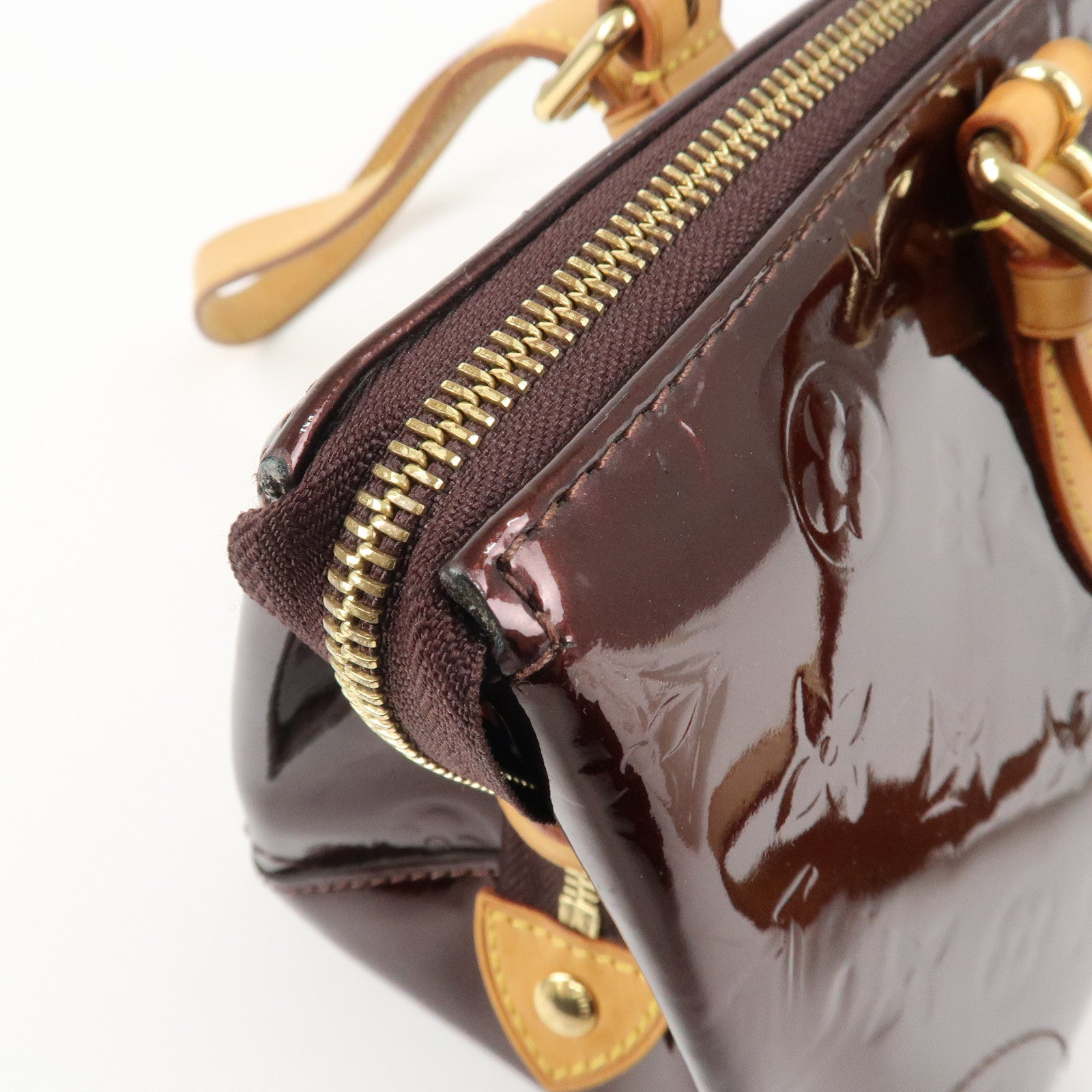 Louis Vuitton Monogram Vernis Rosewood Avenue Hand Bag M93510 Used