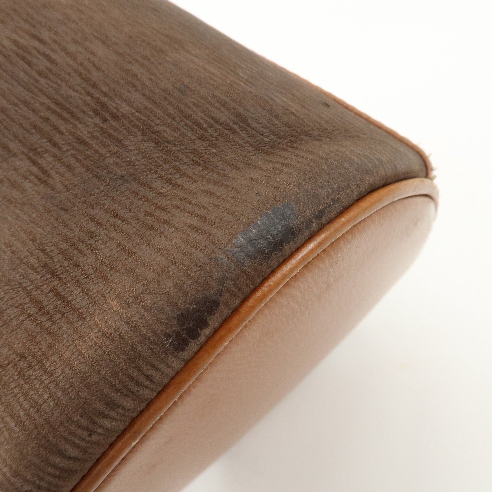 LOEWE Velazquez Suede Leather 2 Way Bag Brown Dark Brown Used