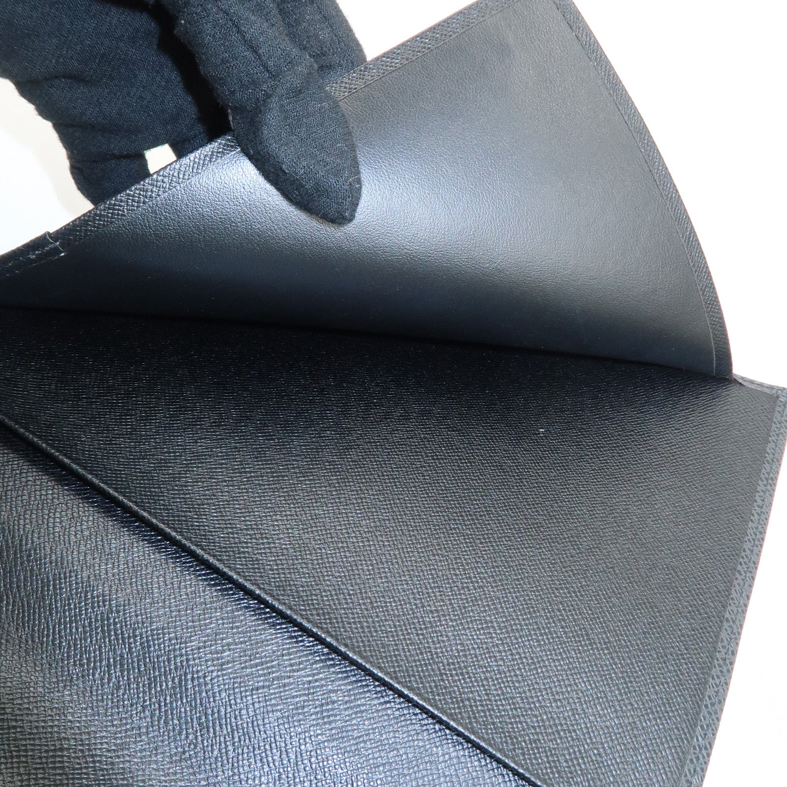 Louis Vuitton Taiga Agenda Bureau Planner Cover Ardoise R20409 Used