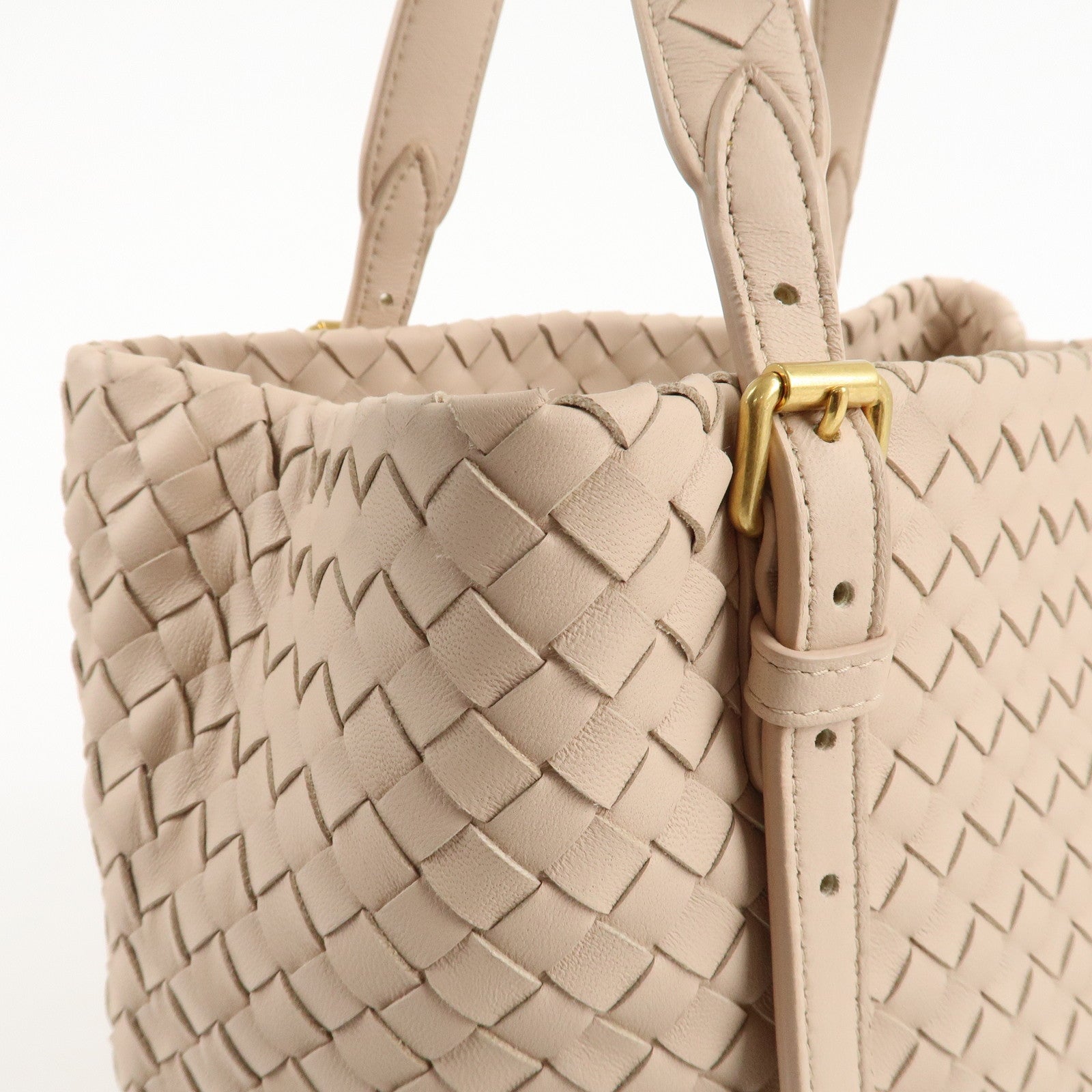 BOTTEGA VENETA Intrecciato Leather Medium Chester Tote Bag 337260 Used