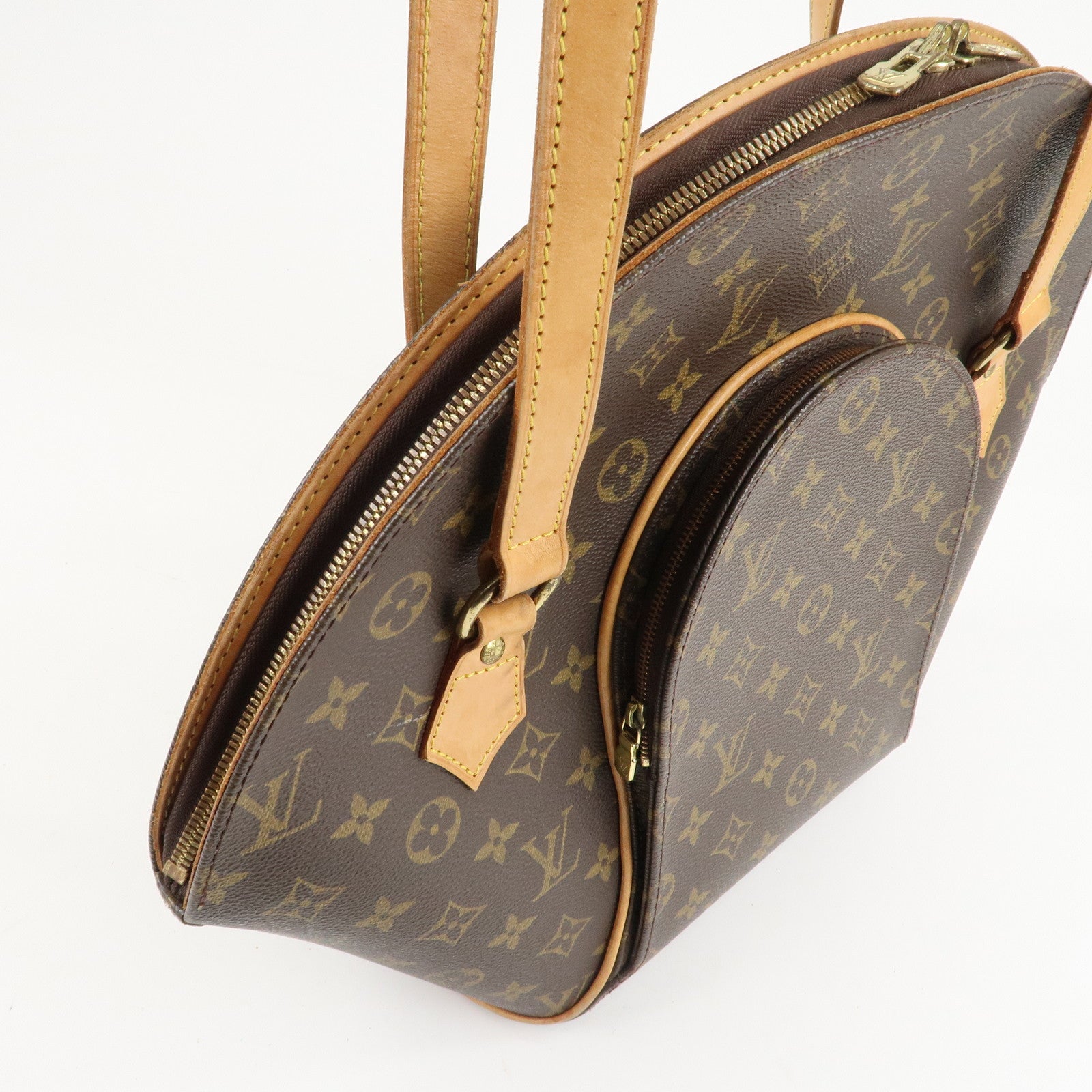 Louis Vuitton Monogram Ellipse Shopping Shoulder Bag Brown M51128 Used