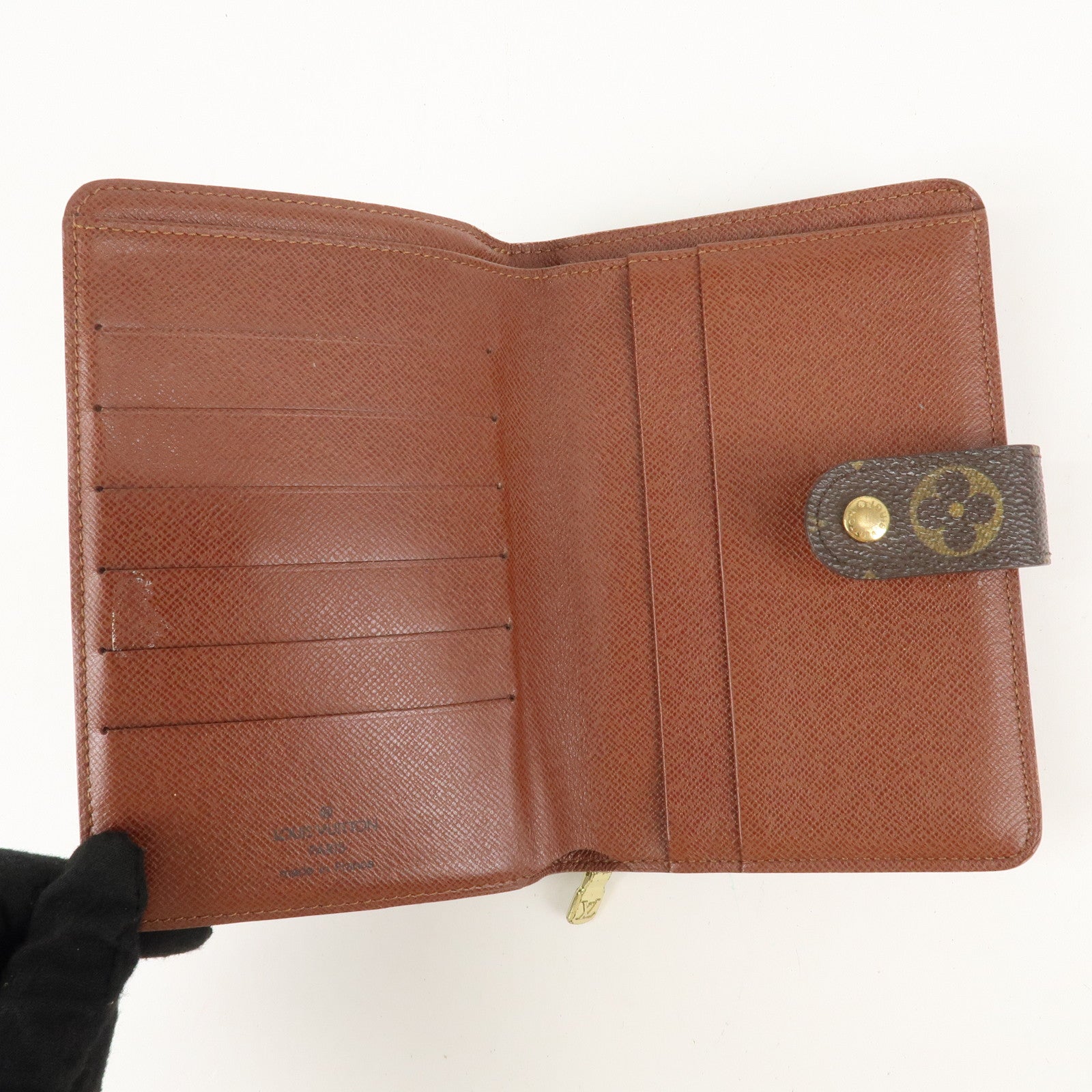 Louis Vuitton Monogram Porte Papier Zip Bi-fold Wallet M61207 Used