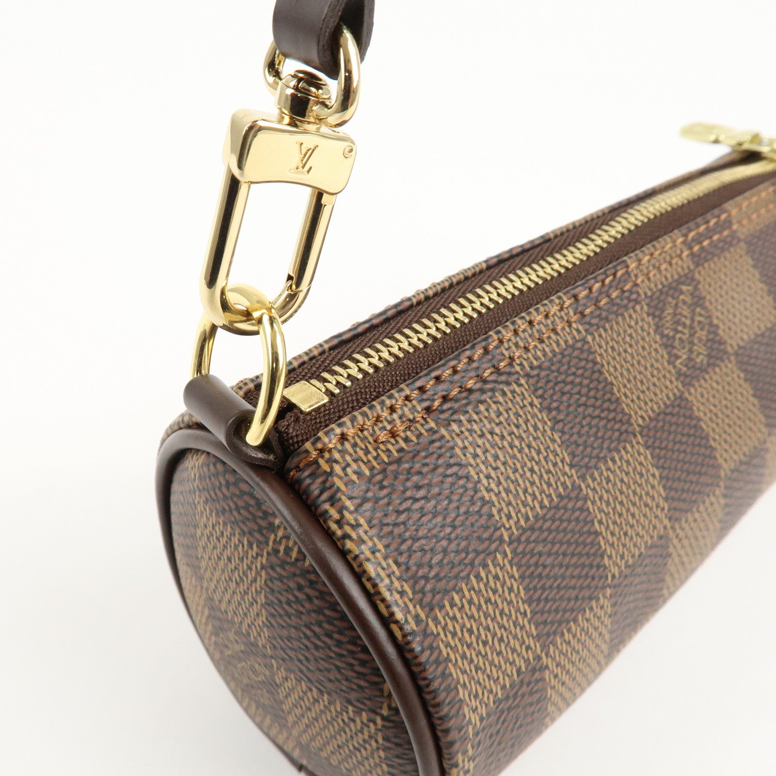 Louis Vuitton Damier Pouch for Papillon Bag Mini Bag Brown Used