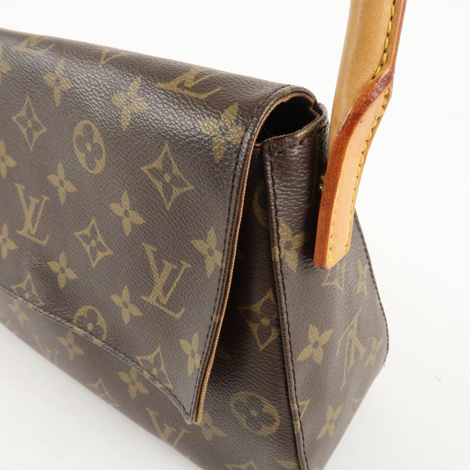 Louis Vuitton Monogram Mini Looping Shoulder Bag Hand Bag M51147 Used