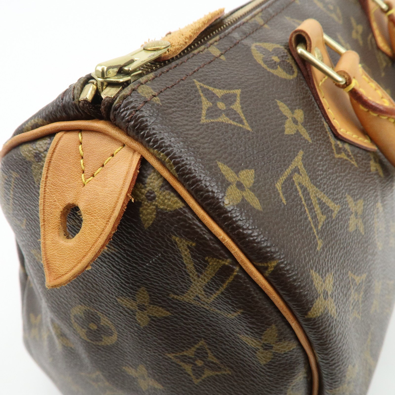 Louis Vuitton Monogram Speedy 30 Hand Bag Boston Bag M41526 Used
