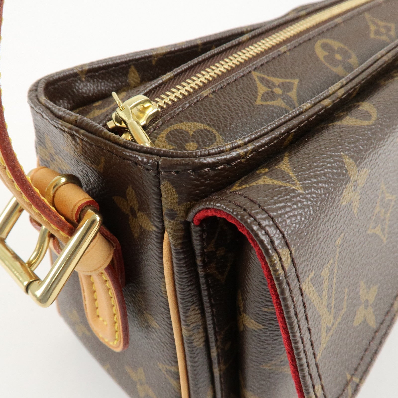 Louis Vuitton Monogram Vivacite Shoulder Bag Hand Bag M51164 Used