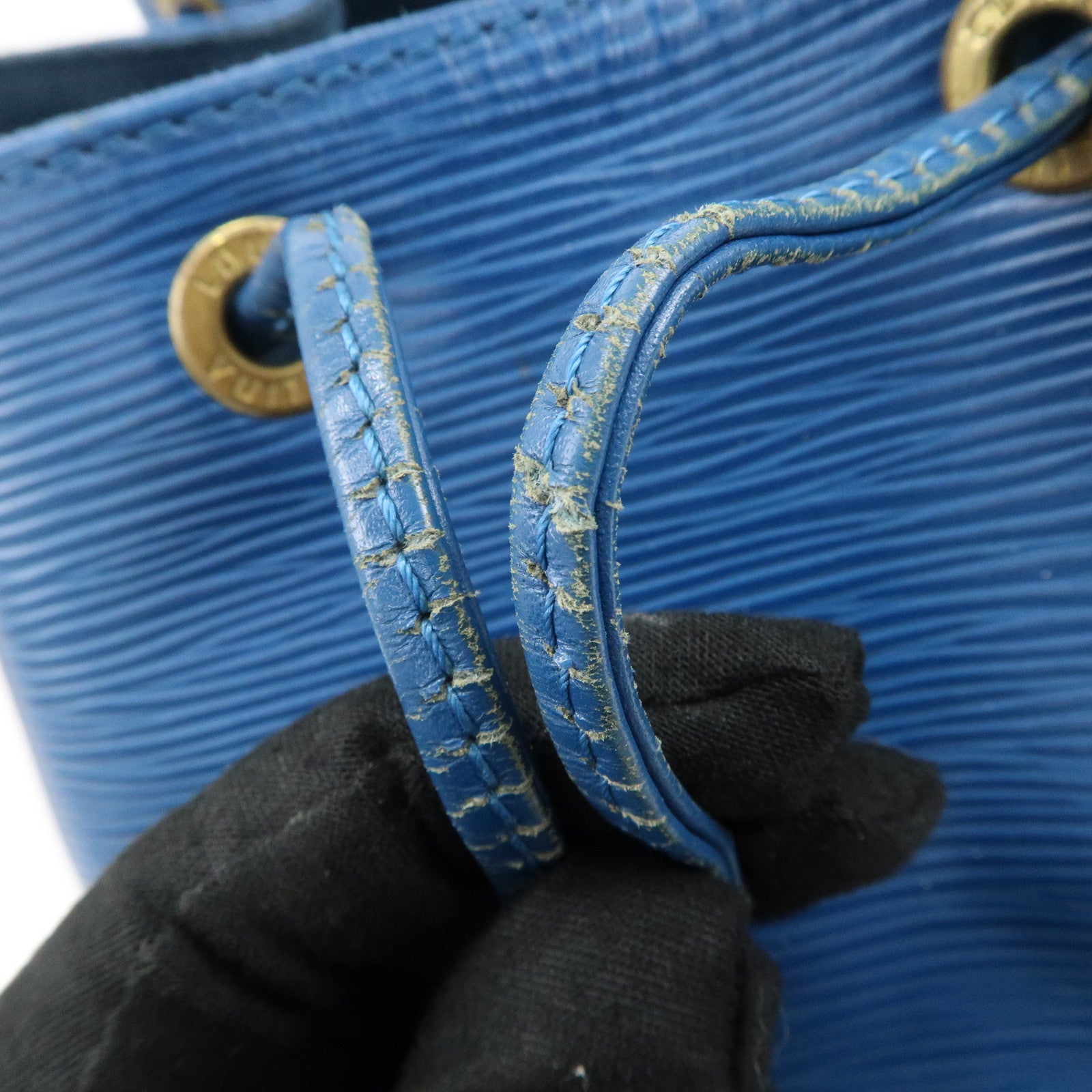 Louis Vuitton Epi Petit Noe Shoulder Bag Toledo Blue M44105 Used