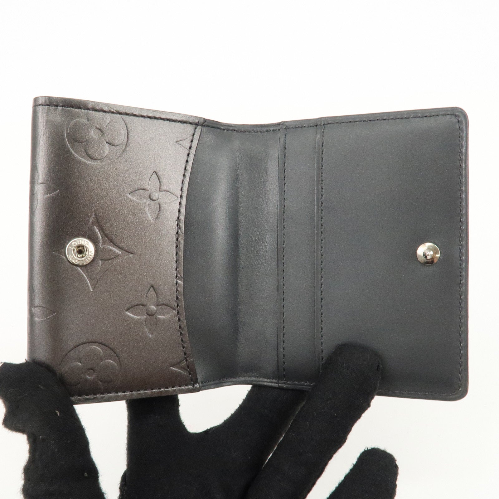 Louis Vuitton Monogram Matte Ludlow Coin Case Noir M65122 Used