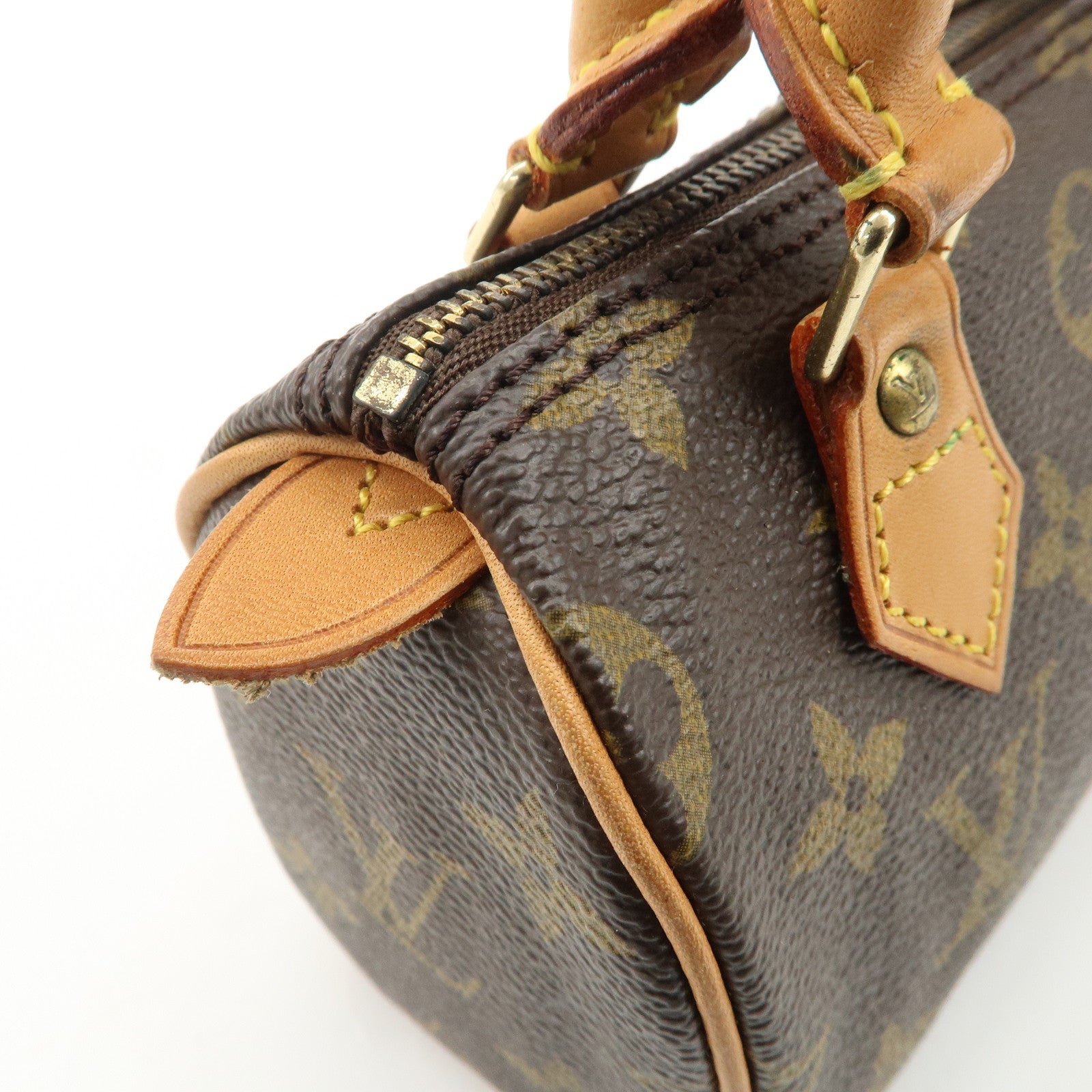 Louis Vuitton Monogram Mini Speedy & Strap M41534 J52314 Used