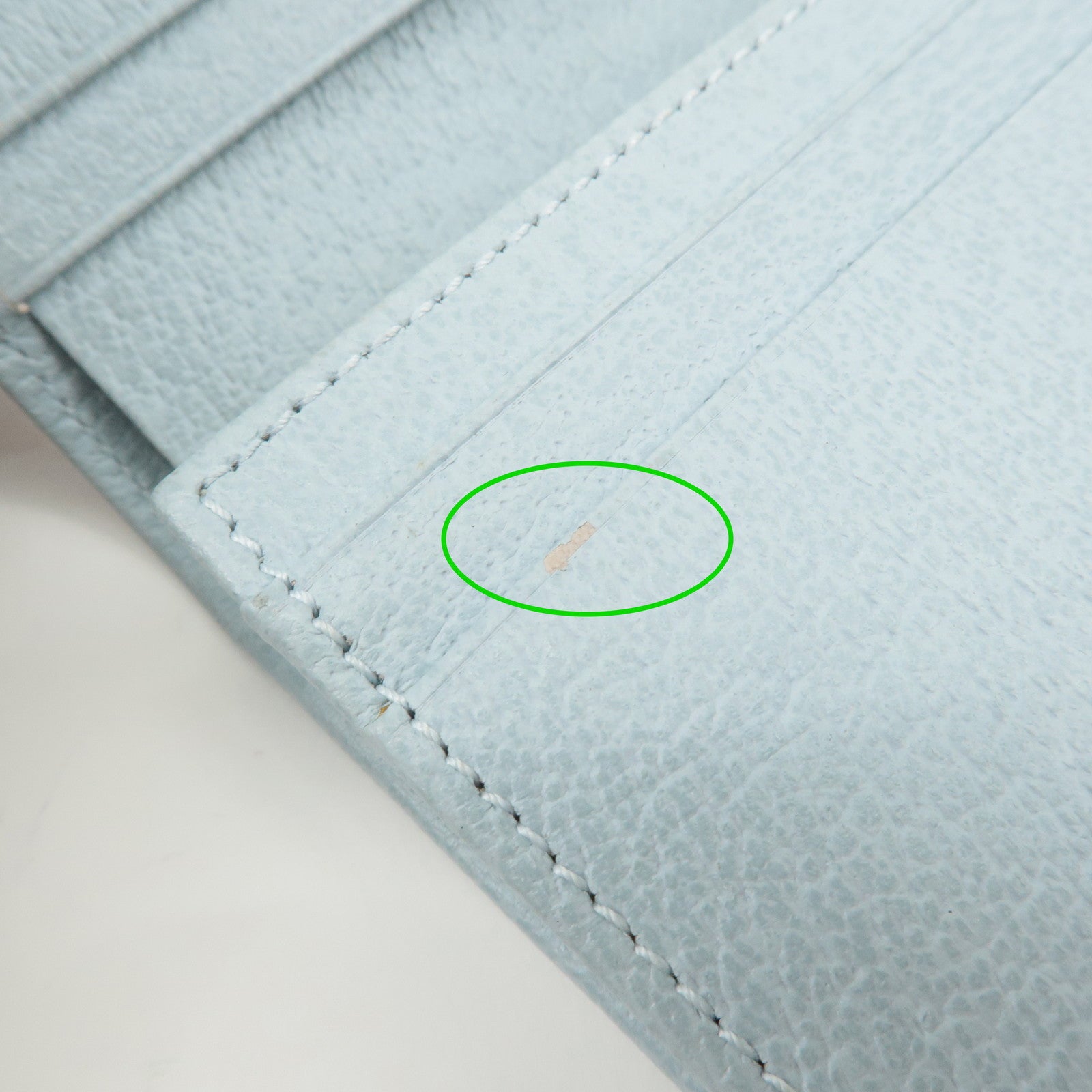 GUCCI GG Marmont Flora Canvas Leather Bi-fold Compact Wallet Used