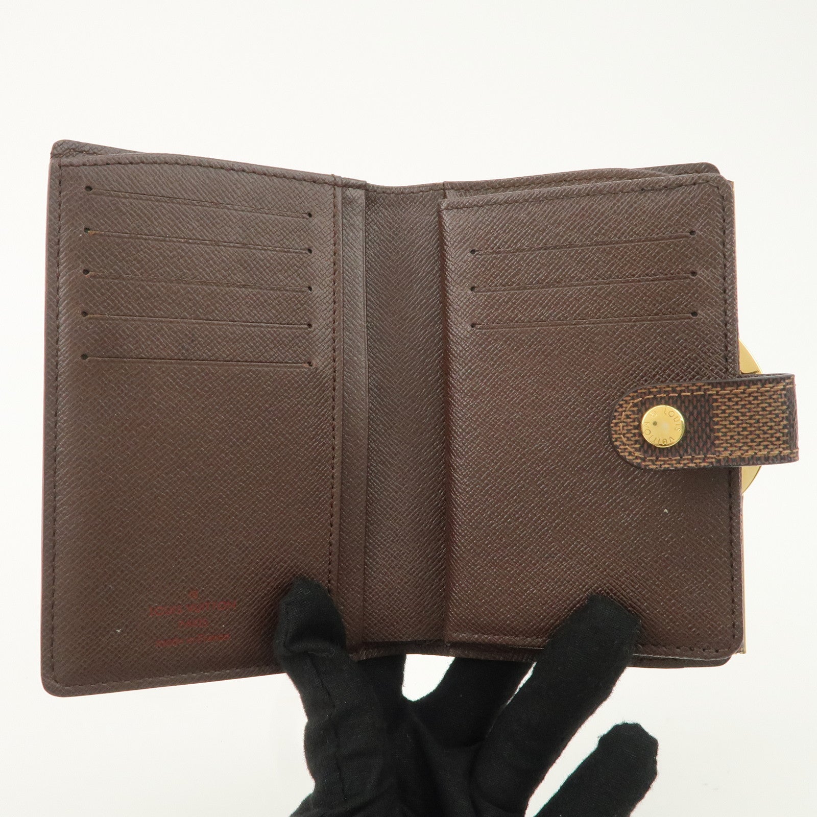 Louis Vuitton Damier Portefeuille Viennois Wallet N61674 Used