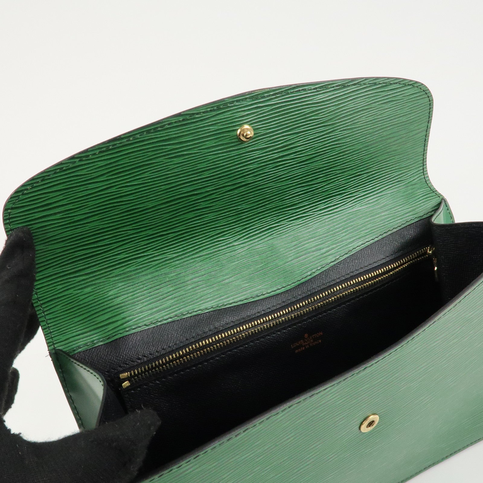Louis Vuitton Epi Montaigne 27 Clutch Bag Borneo Green M52654 Used
