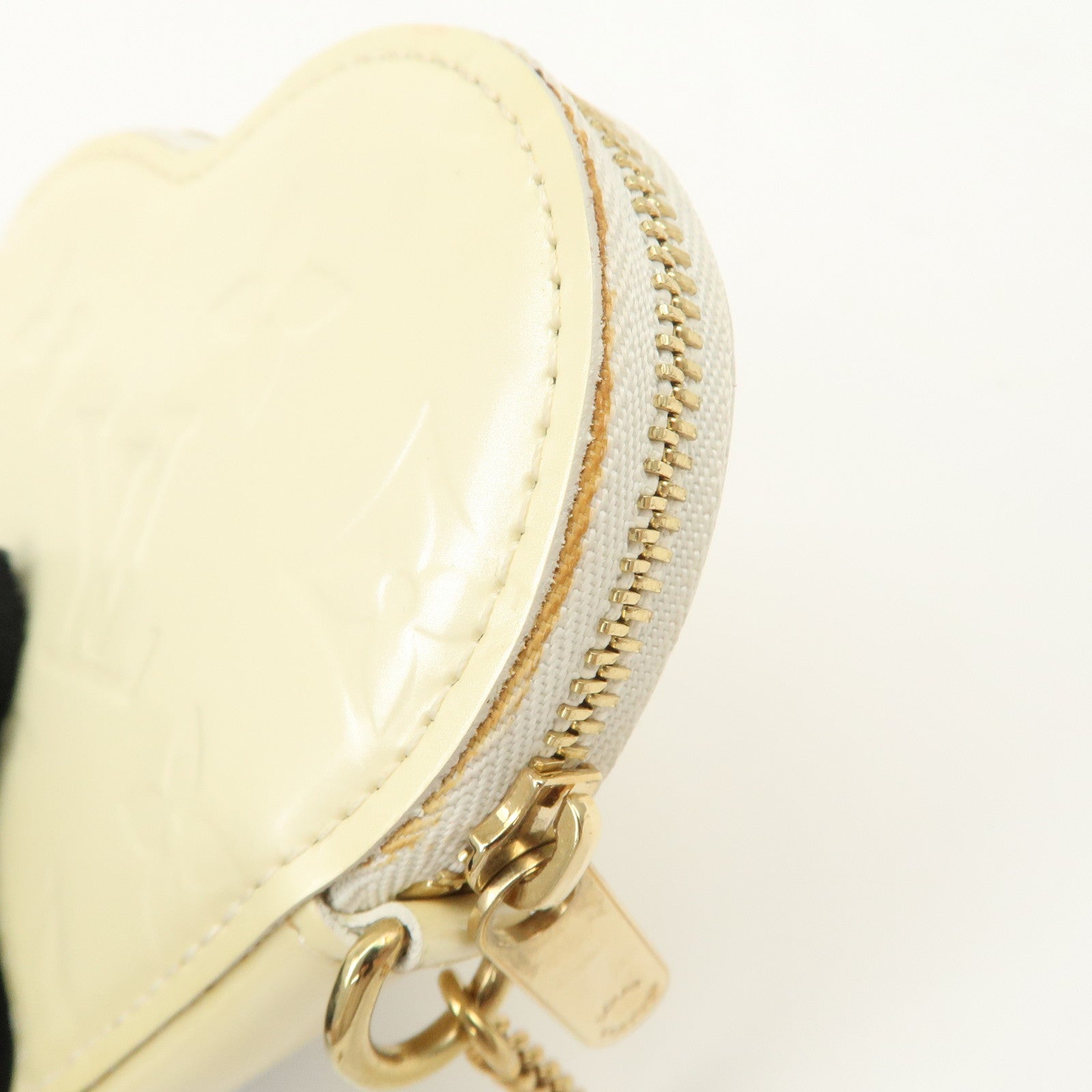 Louis Vuitton Monogram Vernis Porte Monnaie Couer Perle M91918 Used