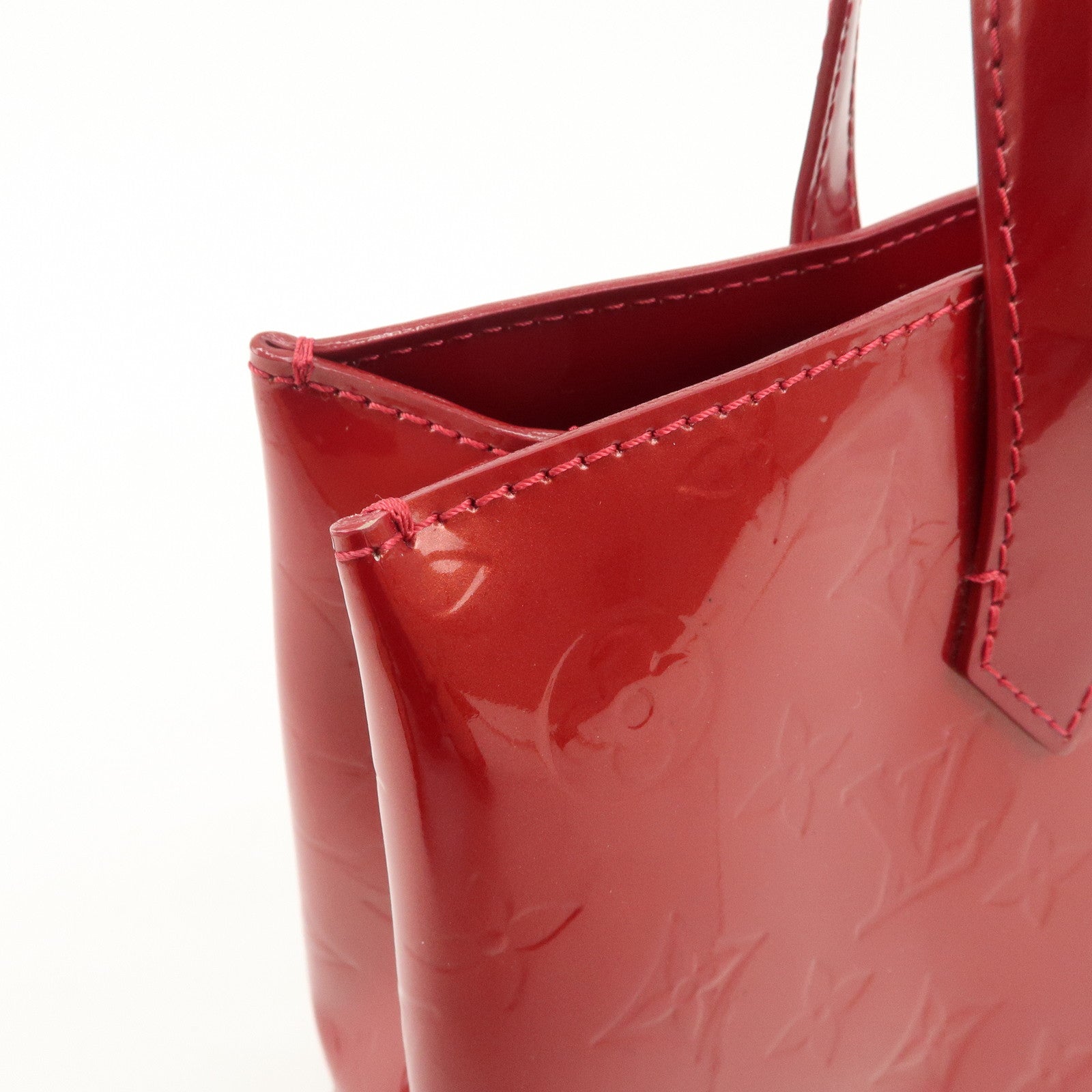 Louis Vuitton Monogram Vernis Wilshire PM Pomme d'Amour M93642 Used