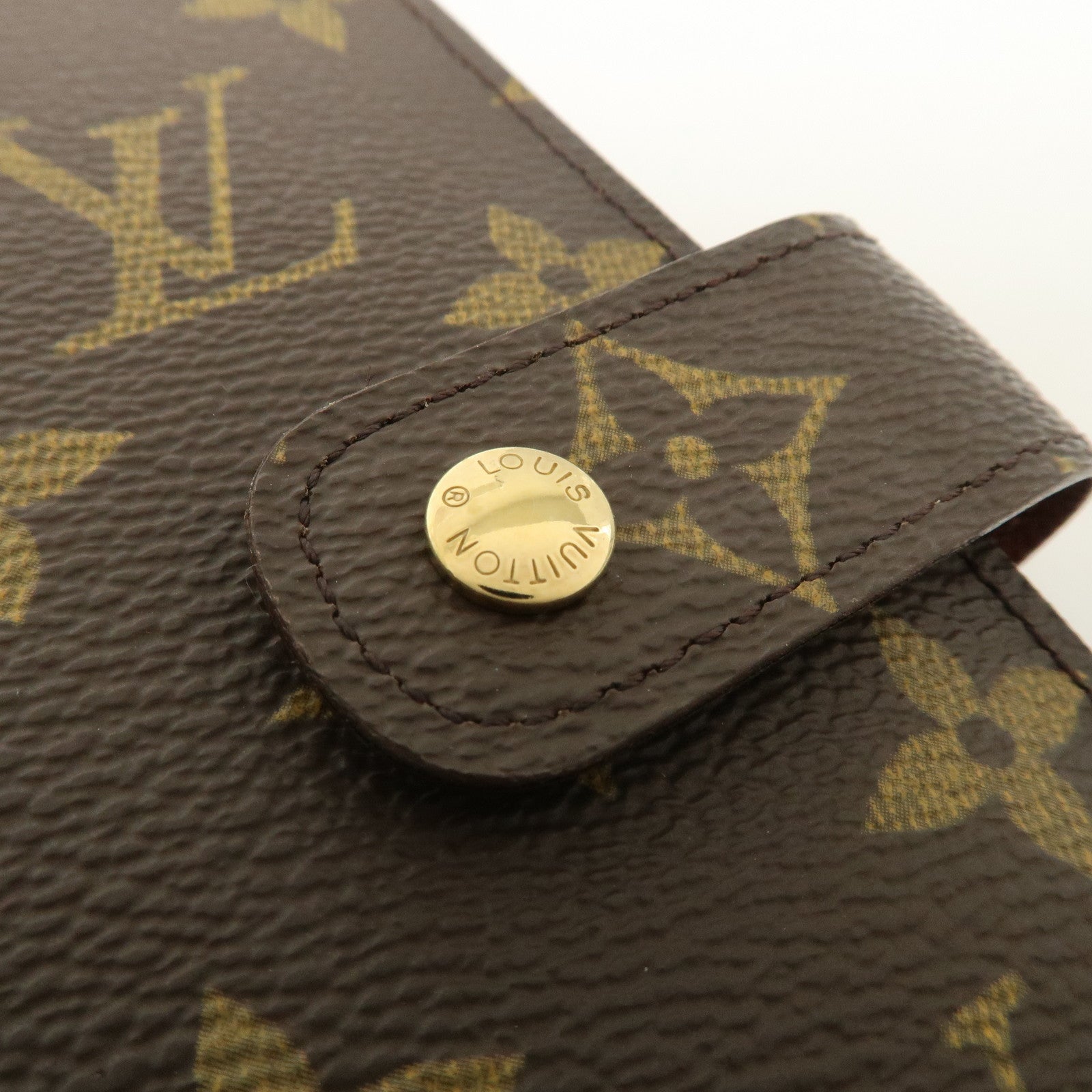 Louis Vuitton Monogram Agenda MM Planner Cover R20105 Used