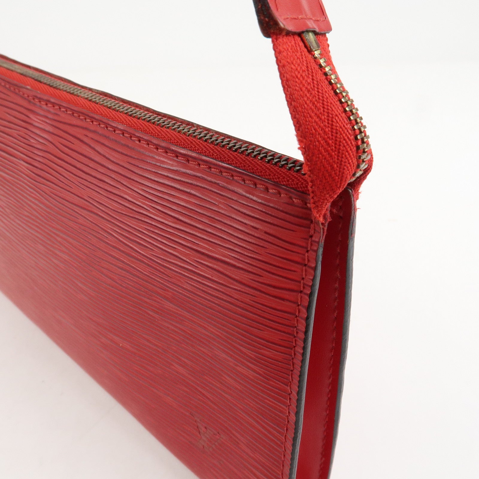 Louis Vuitton Epi Pochette Accessoires Pouch Castilian Red M52947 Used