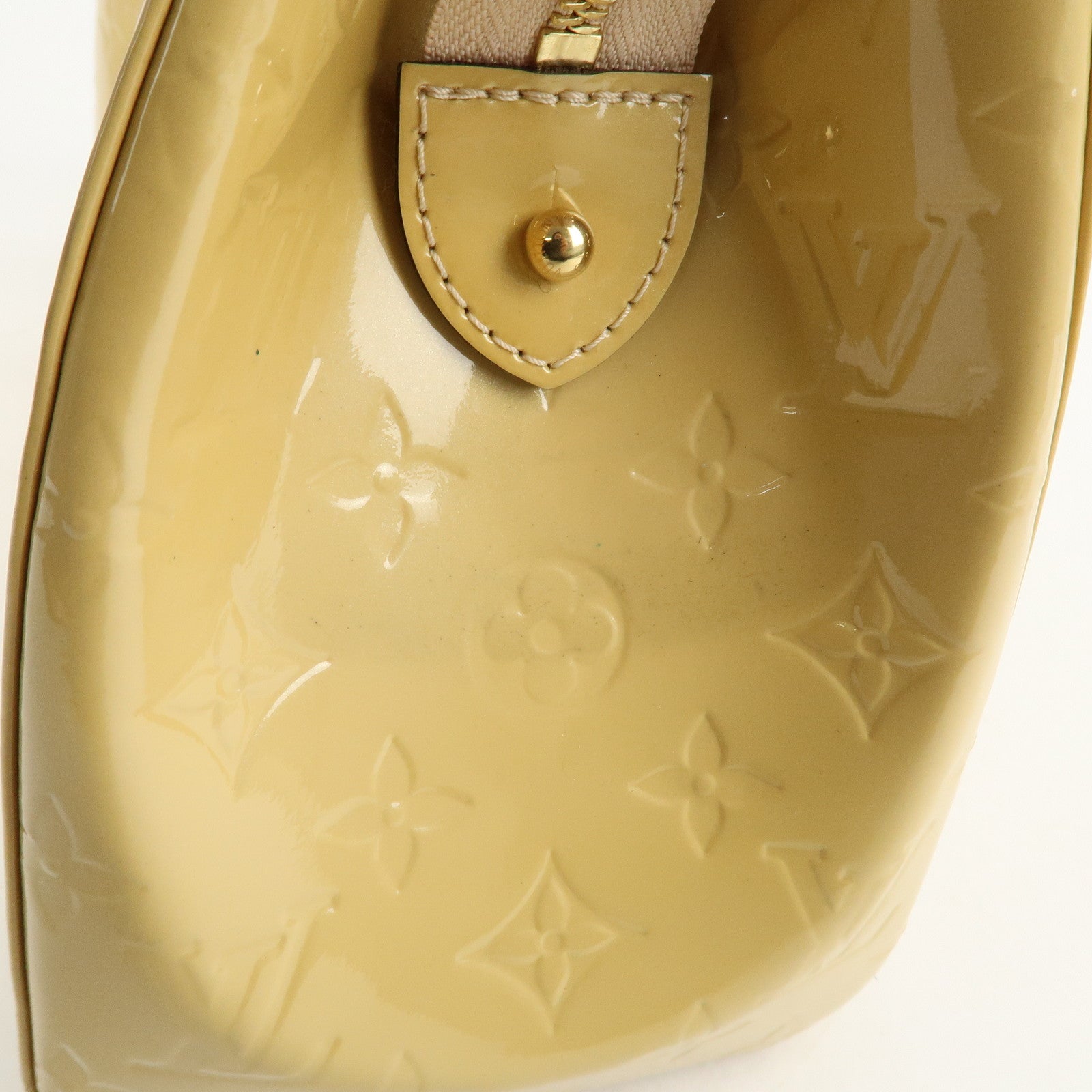 Louis Vuitton Monogram Vernis Blair MM Hand Bag Citrine M90108 Used